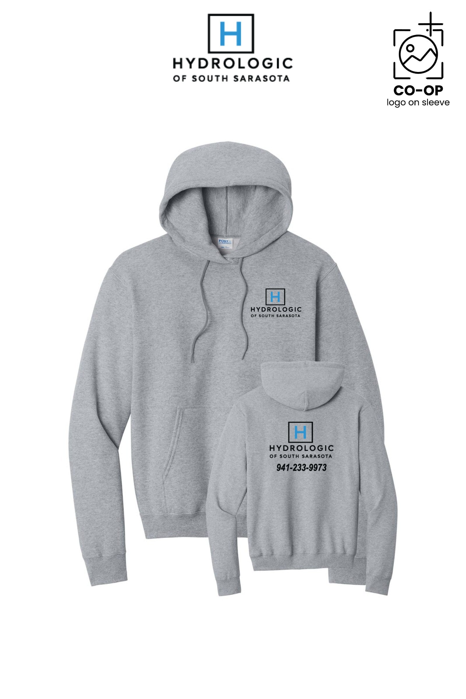 Port & Co™ Core Fleece Pullover Hooded Sweatshirt - Winsupply Sarasota FL Co.