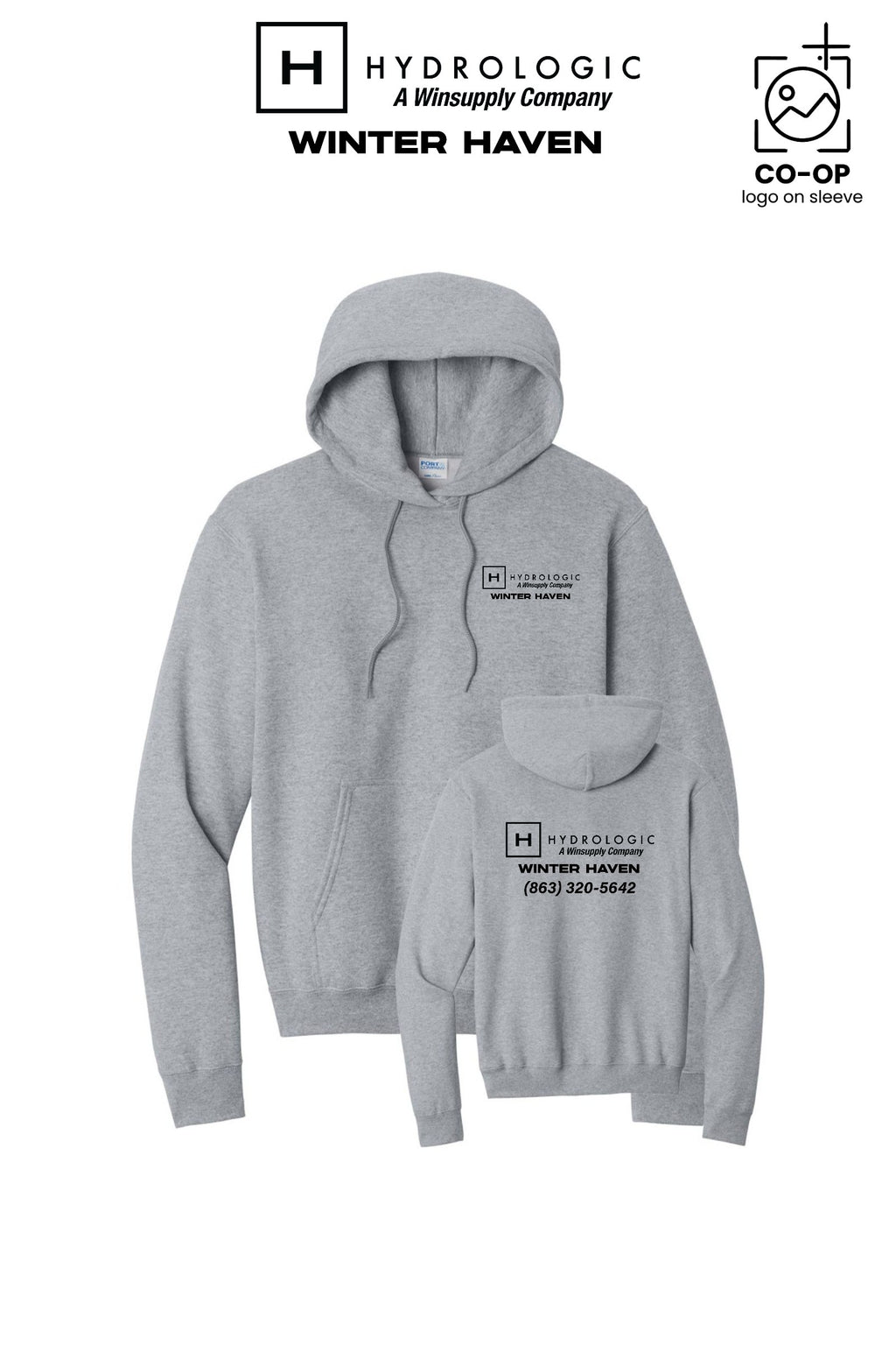 Port & Co™ Core Fleece Pullover Hooded Sweatshirt - Winsupply of Winter Haven