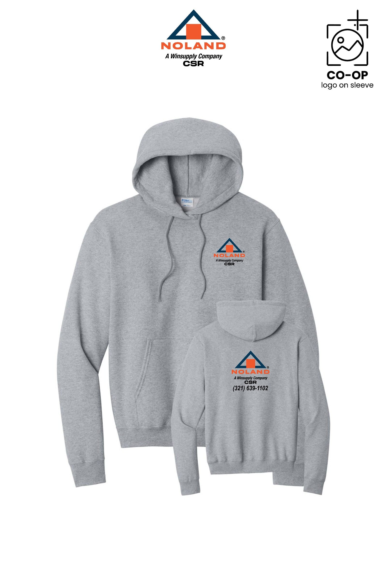 Port & Co™ Core Fleece Pullover Hooded Sweatshirt - Noland CSR