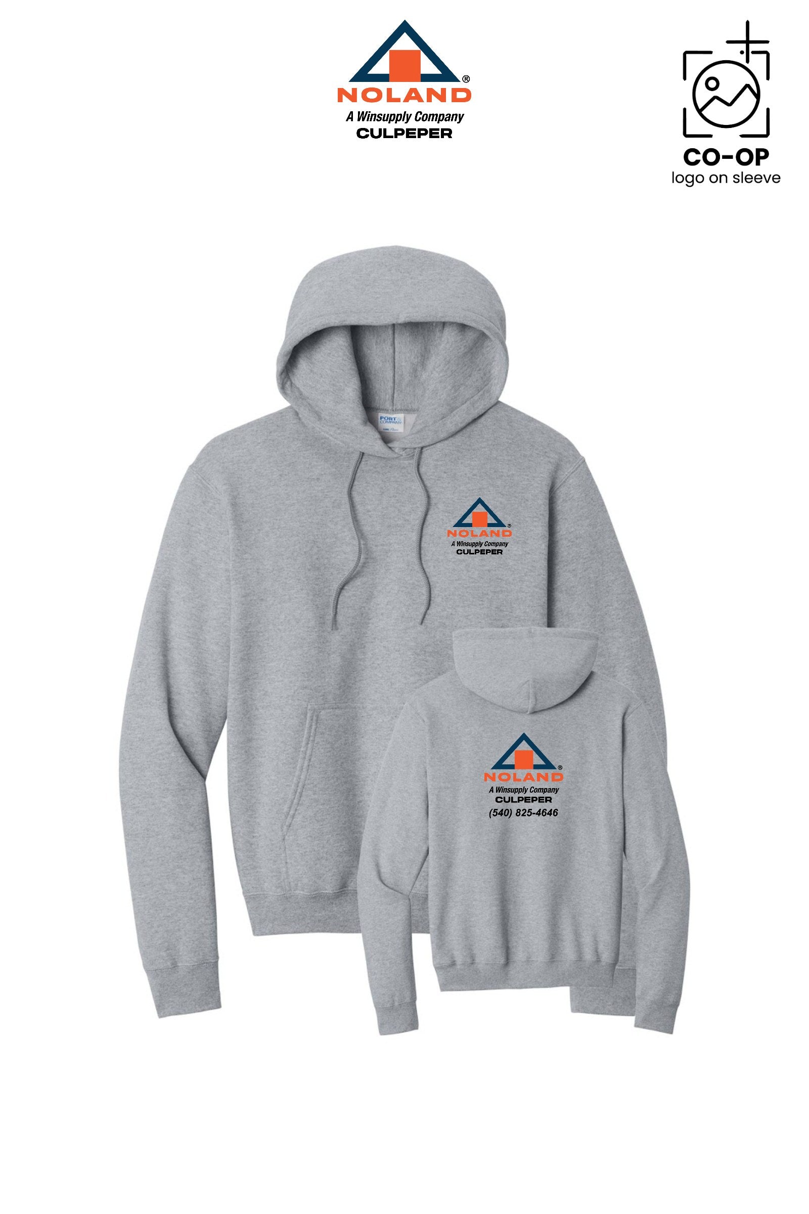 Port & Co™ Core Fleece Pullover Hooded Sweatshirt - Culpeper Noland