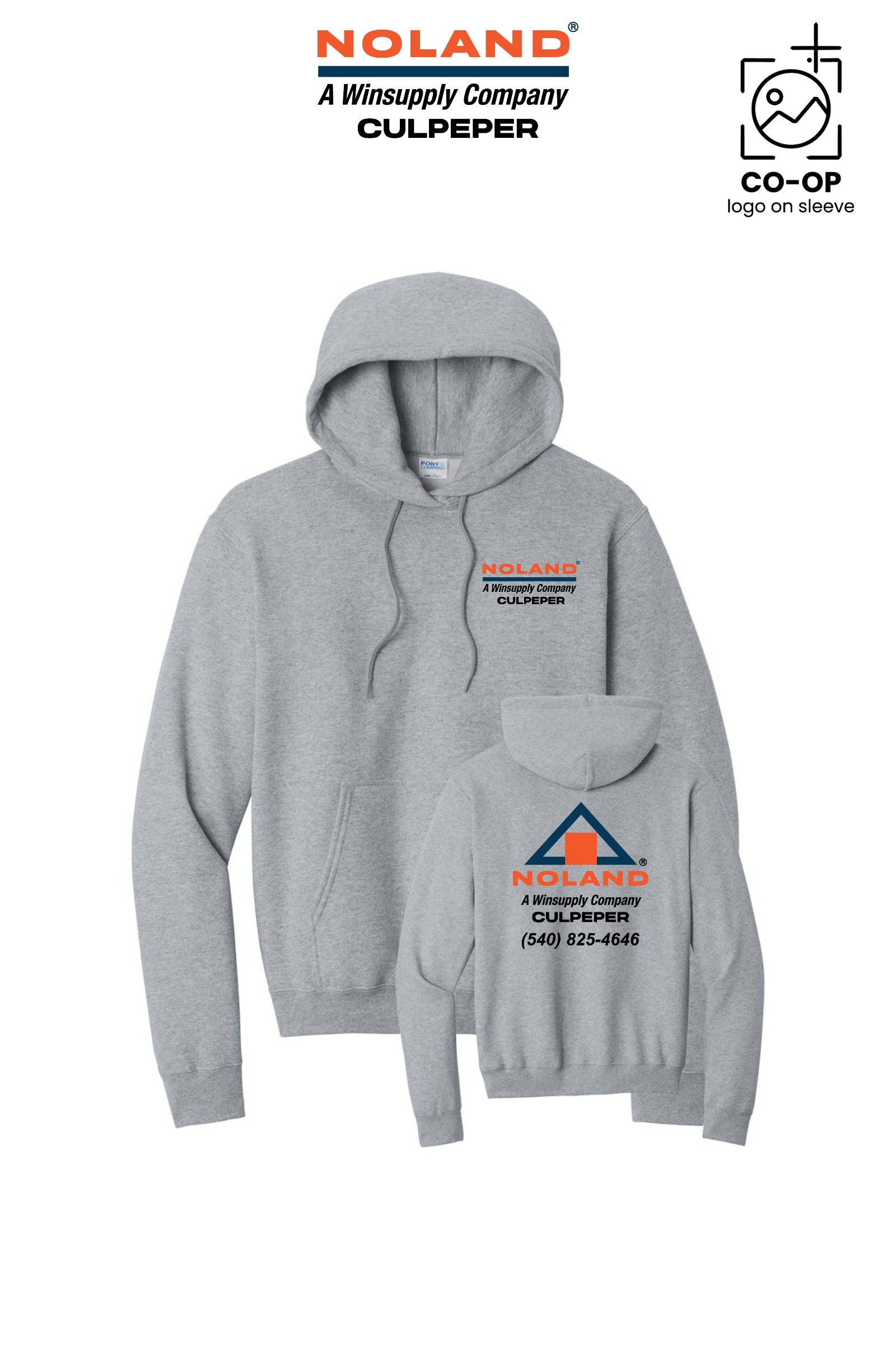 Port & Co™ Core Fleece Pullover Hooded Sweatshirt - Culpeper Noland