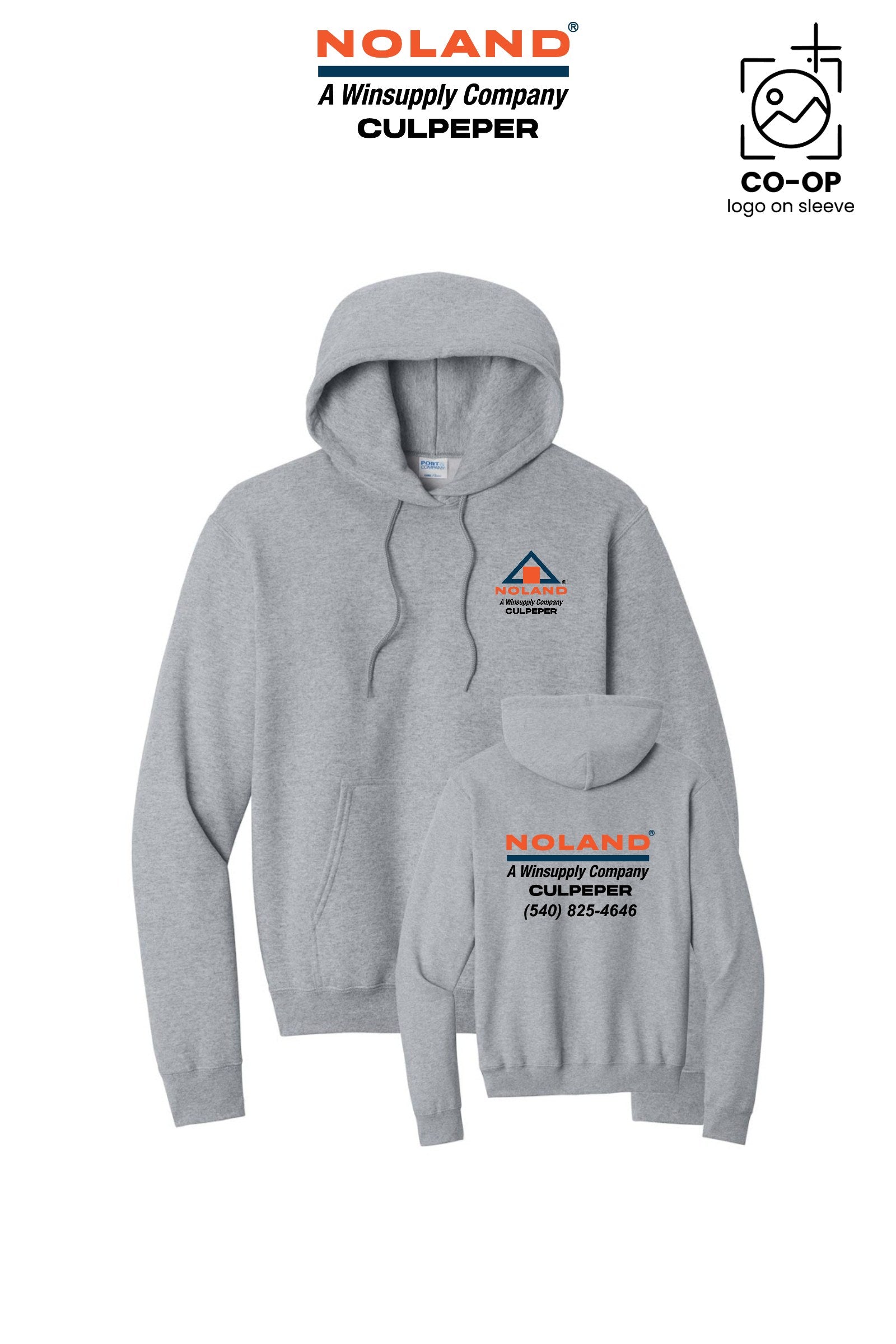 Port & Co™ Core Fleece Pullover Hooded Sweatshirt - Culpeper Noland