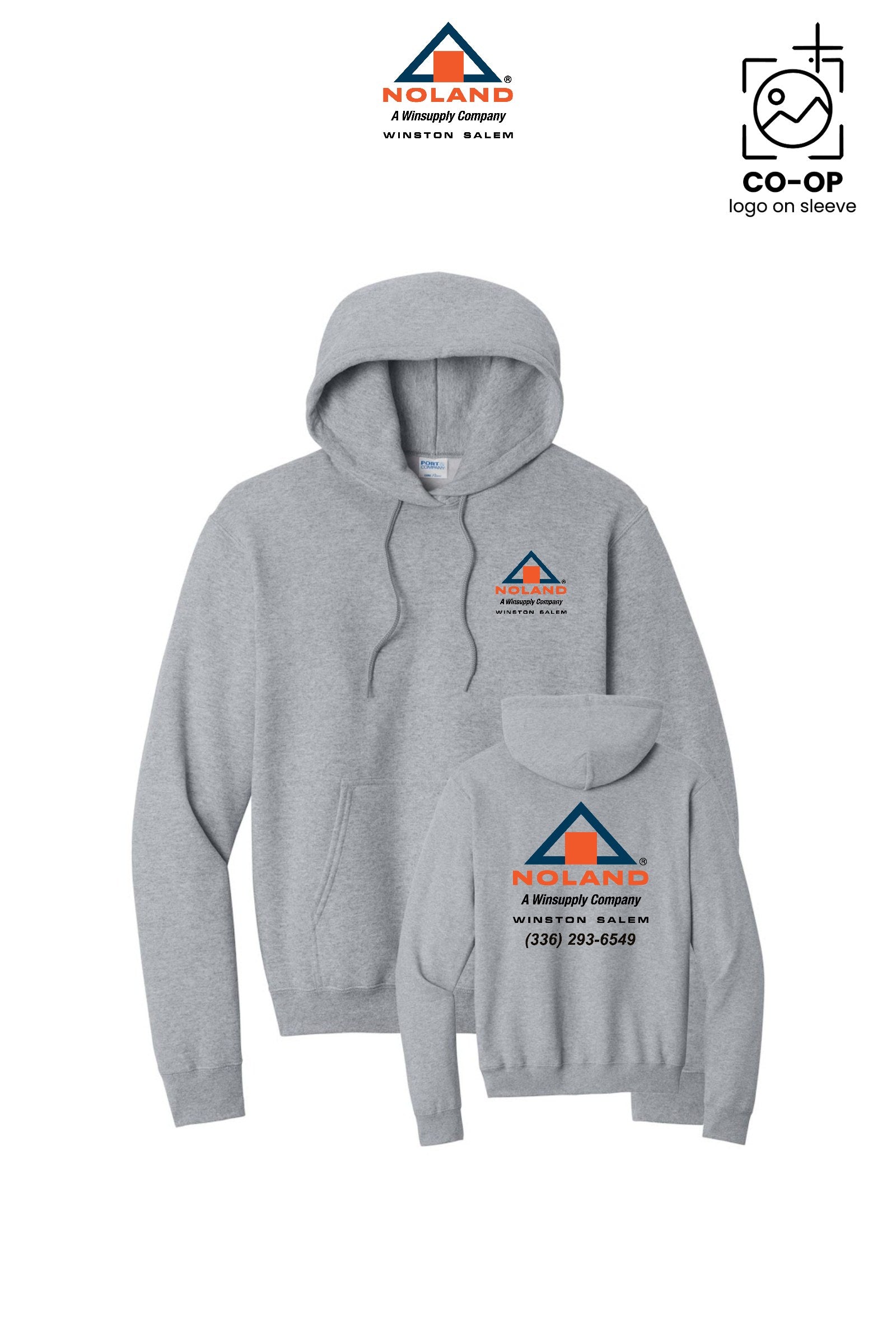 Port & Co™ Core Fleece Pullover Hooded Sweatshirt - Winston Salem Noland