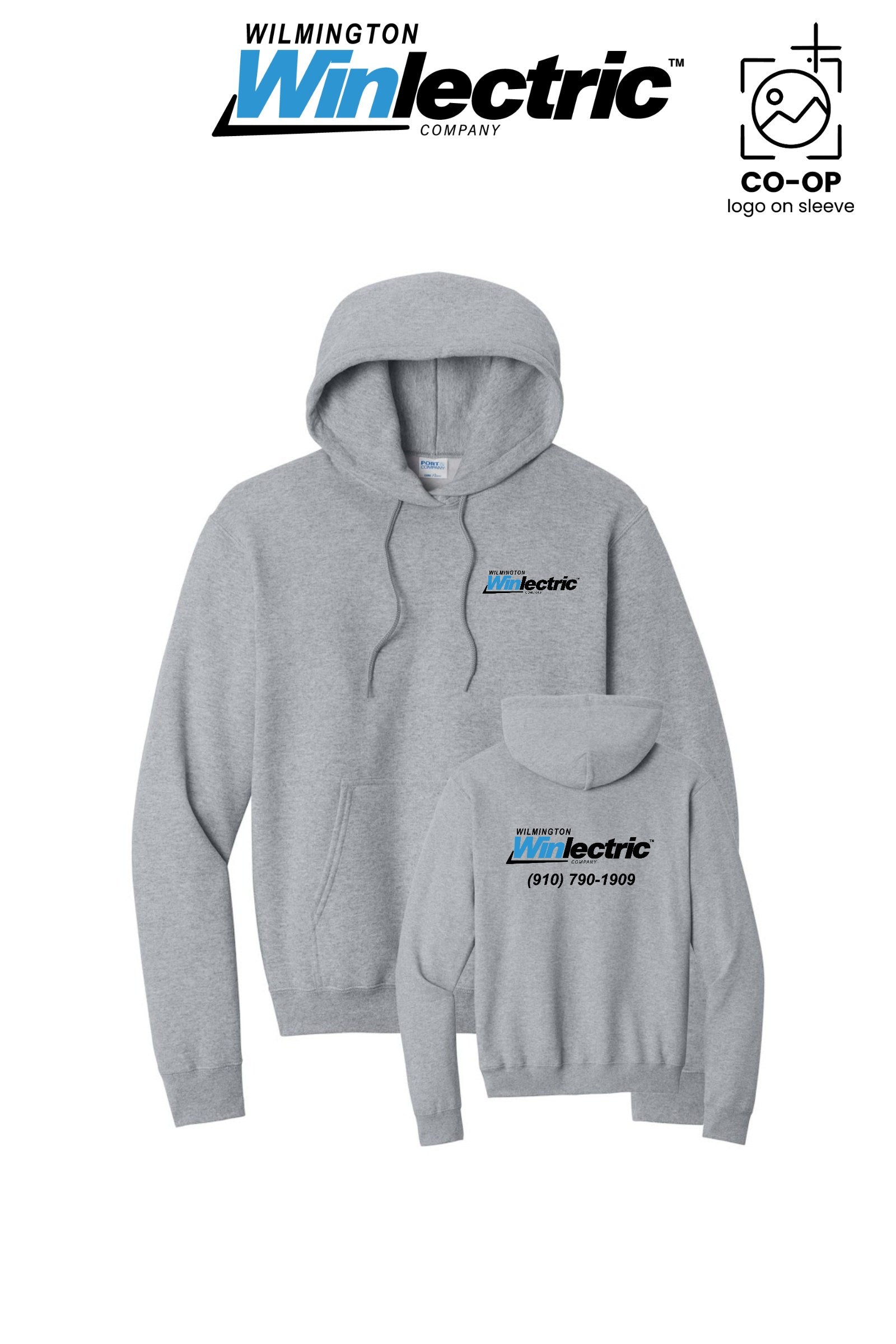 Port & Co™ Core Fleece Pullover Hooded Sweatshirt - Wilmington Winlectric
