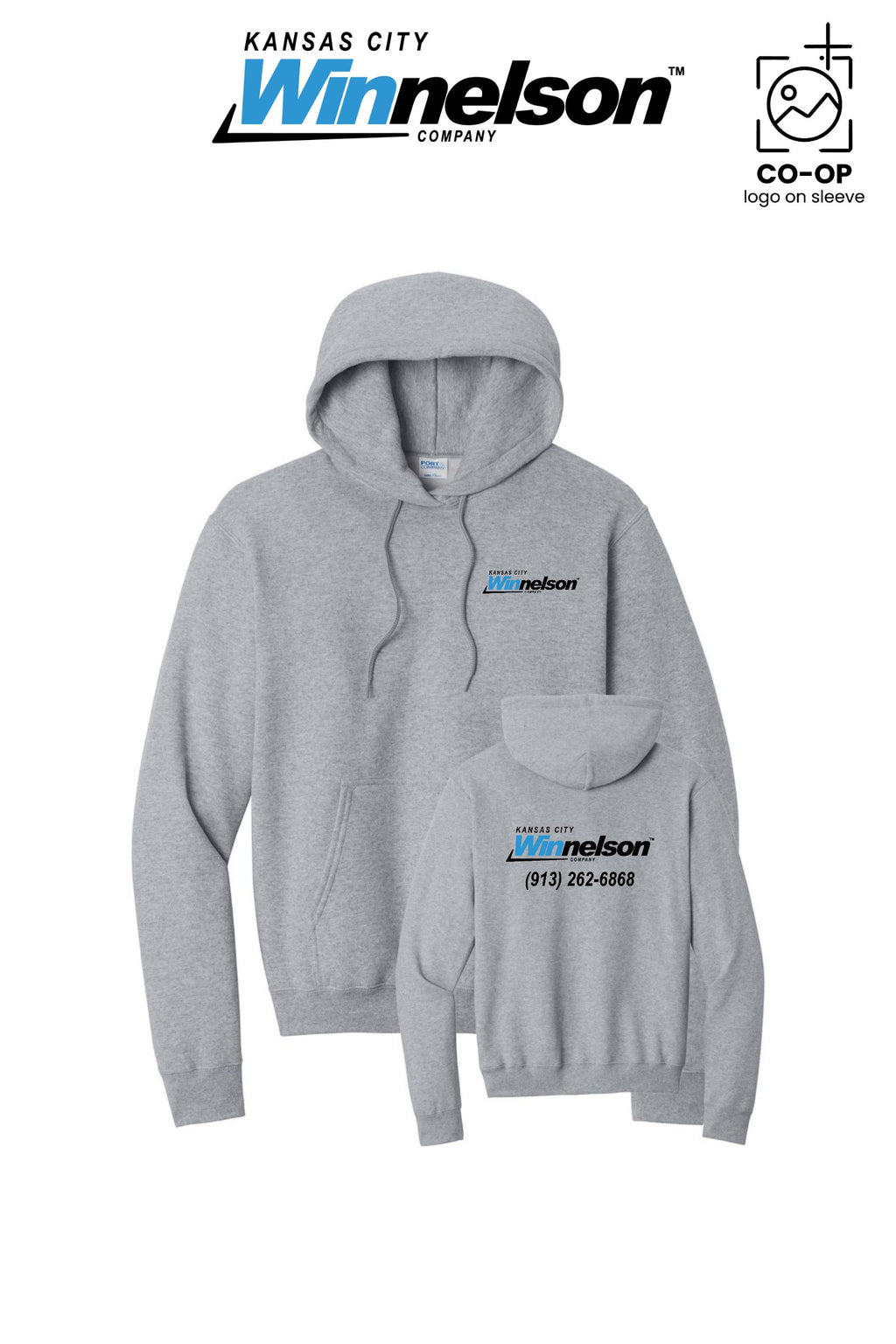 Port & Co™ Core Fleece Pullover Hooded Sweatshirt - Kansas City Winnelson