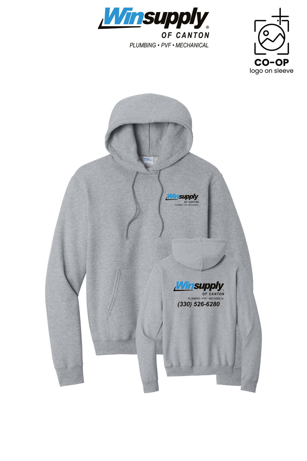Port & Co™ Core Fleece Pullover Hooded Sweatshirt - Winsupply of Canton