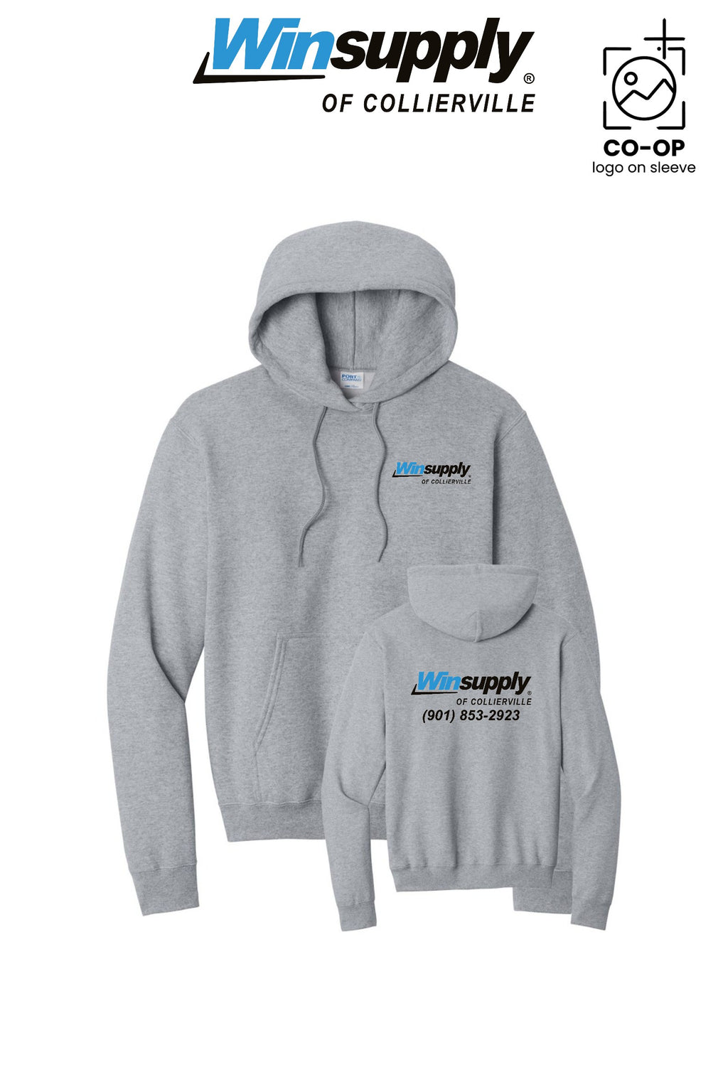 Port & Co™ Core Fleece Pullover Hooded Sweatshirt - Winsupply of Collierville