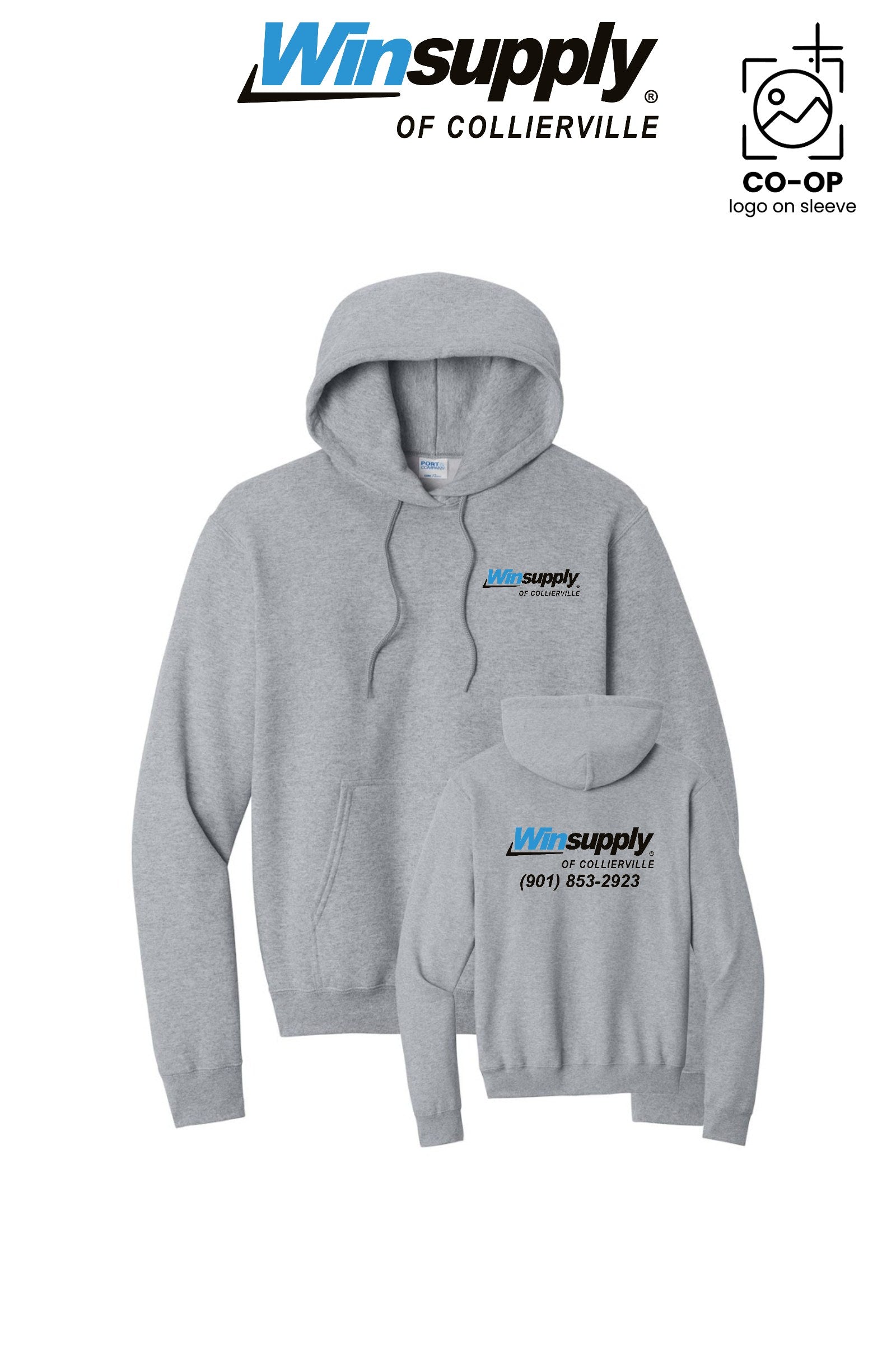 Port & Co™ Core Fleece Pullover Hooded Sweatshirt - Winston Salem Noland