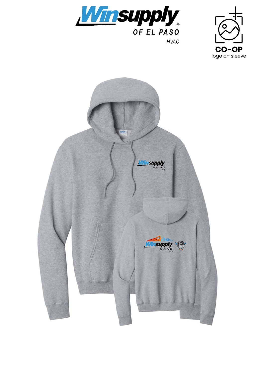 Port & Co™ Core Fleece Pullover Hooded Sweatshirt - Winsupply of El Paso