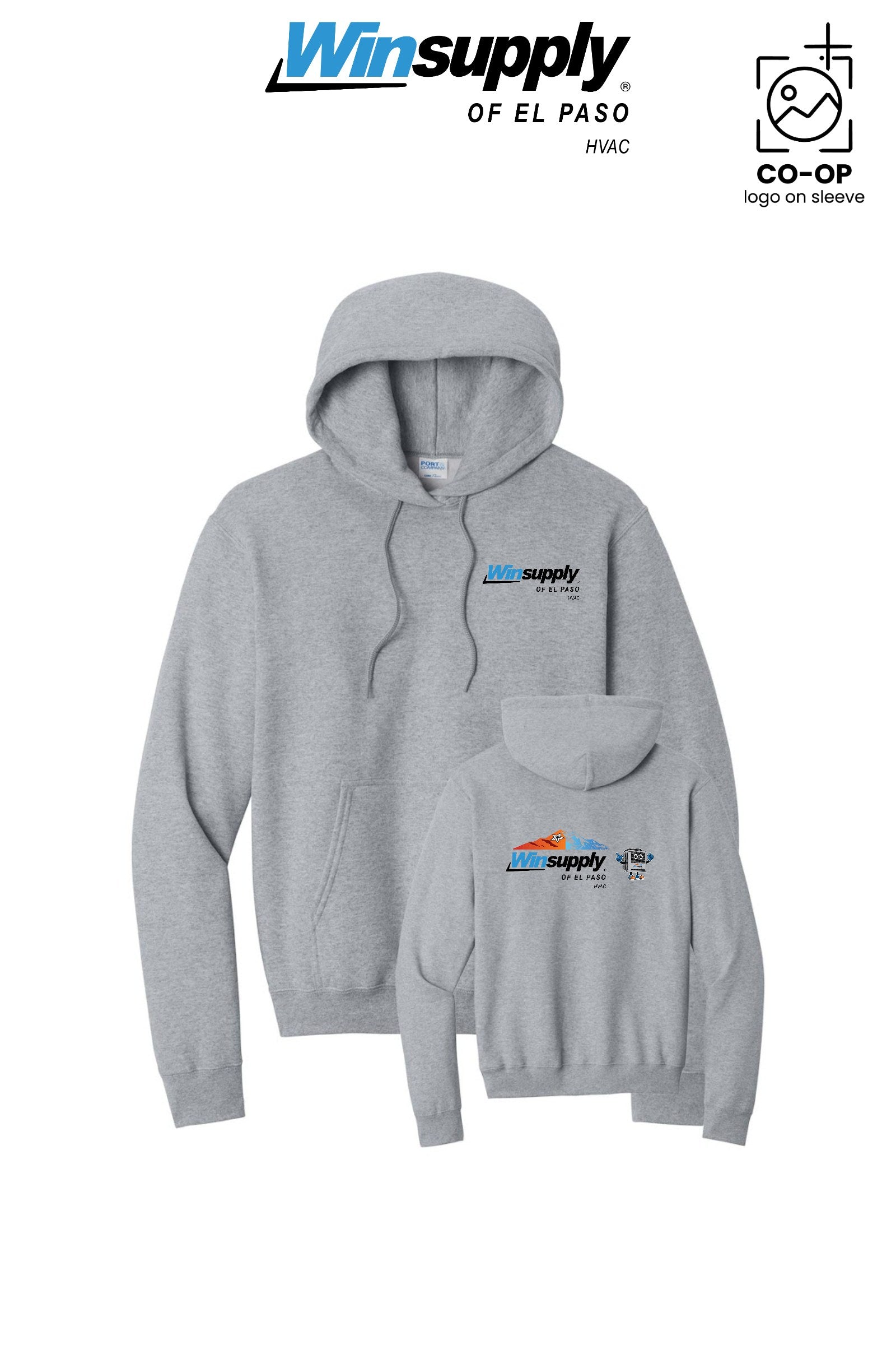 Port & Co™ Core Fleece Pullover Hooded Sweatshirt - Winsupply of El Paso