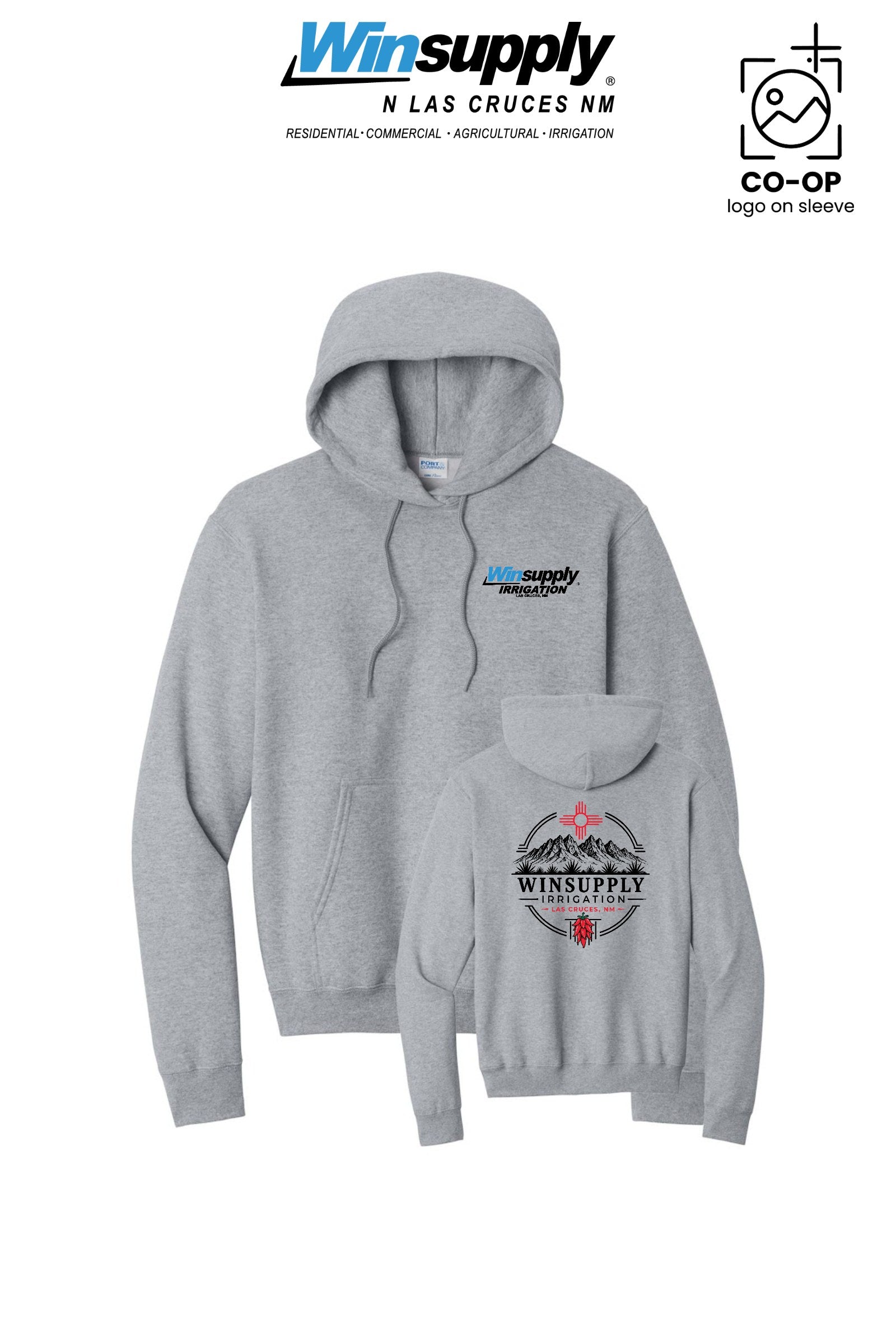 Port & Co™ Core Fleece Pullover Hooded Sweatshirt - Winsupply N Las Cruces NM