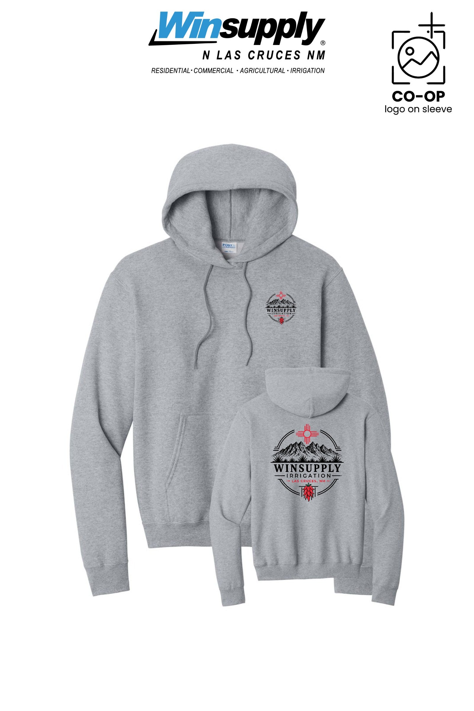 Port & Co™ Core Fleece Pullover Hooded Sweatshirt - Winsupply N Las Cruces NM