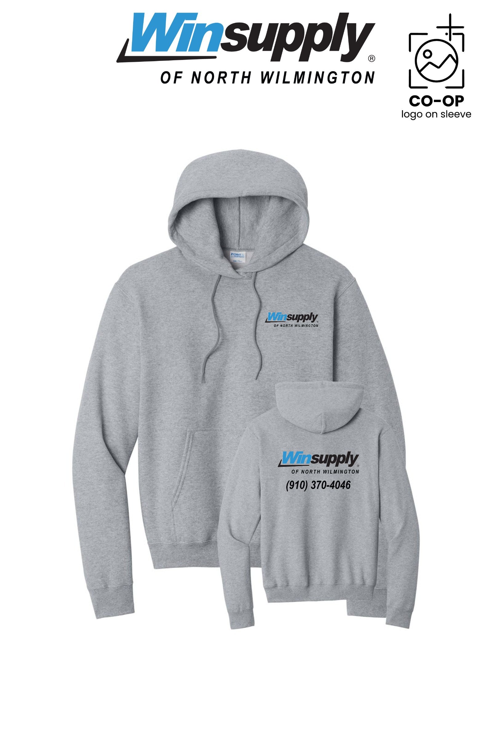 Port & Co™ Core Fleece Pullover Hooded Sweatshirt - Winsupply N Wilmington NC