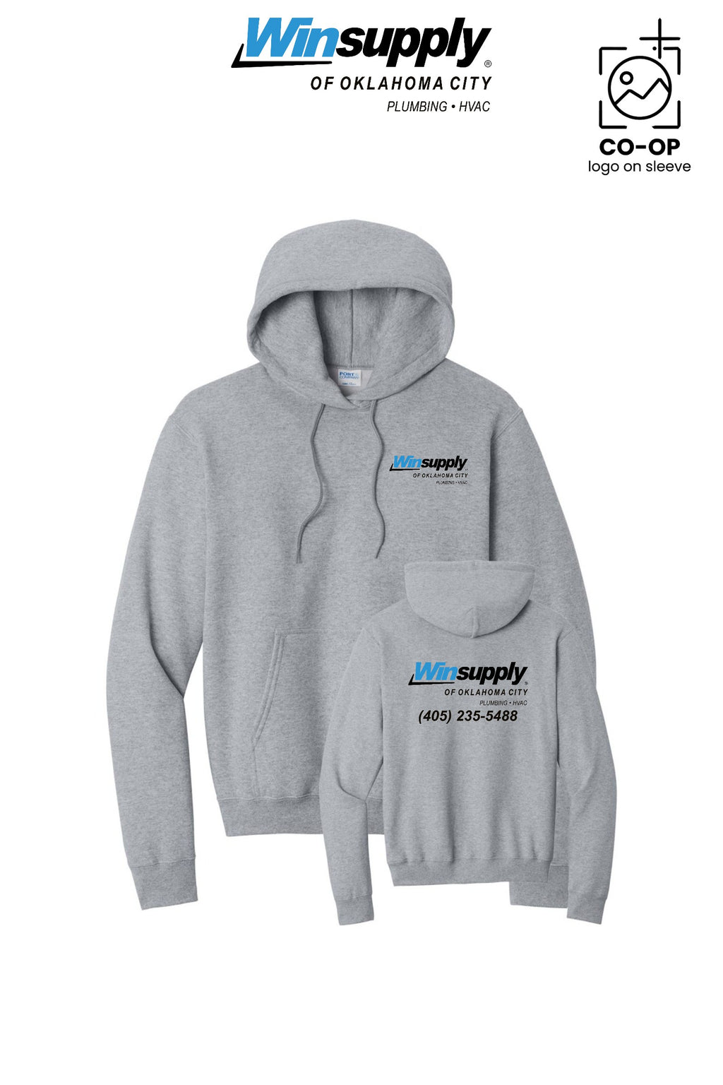 Port & Co™ Core Fleece Pullover Hooded Sweatshirt - Winsupply of Oklahoma City