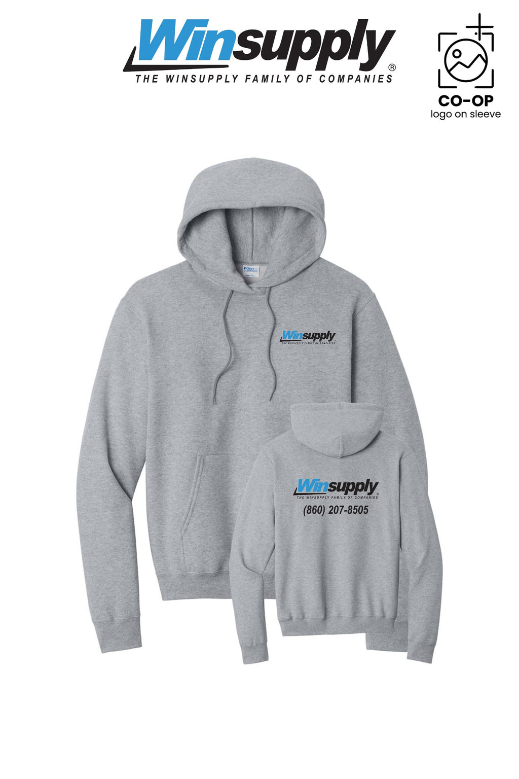 Port & Co™ Core Fleece Pullover Hooded Sweatshirt - Winsupply of West Hartford
