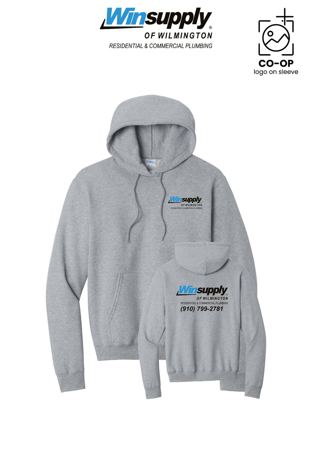 Port & Co™ Core Fleece Pullover Hooded Sweatshirt - Winsupply of Wilmington