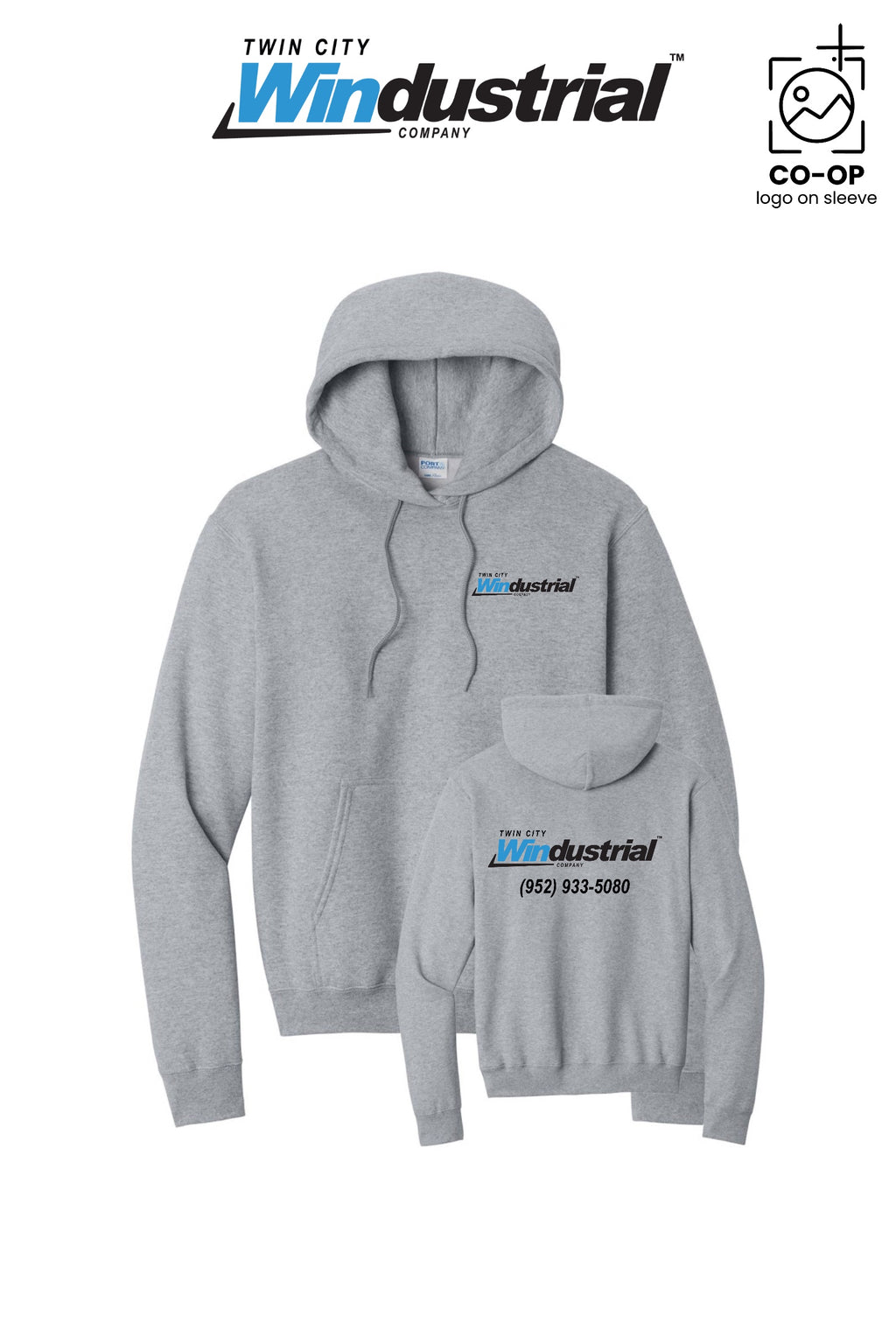 Port & Co™ Core Fleece Pullover Hooded Sweatshirt - Twin City Windustrial