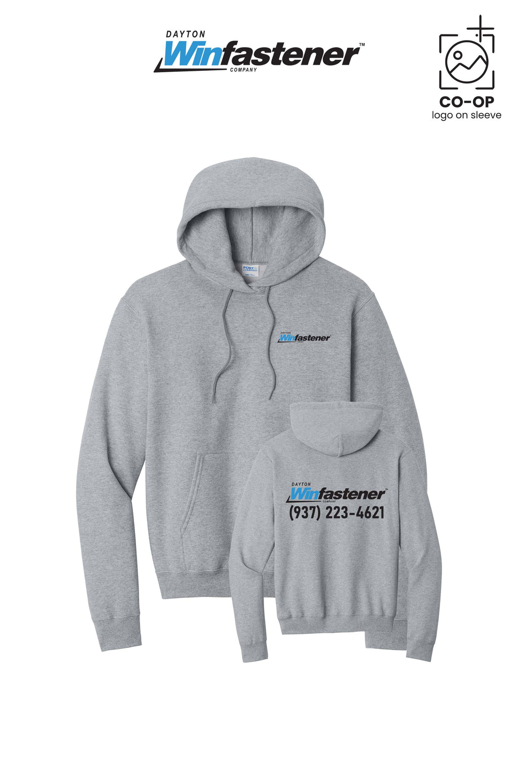 Port & Co™ Core Fleece Pullover Hooded Sweatshirt - Dayton Winfastener