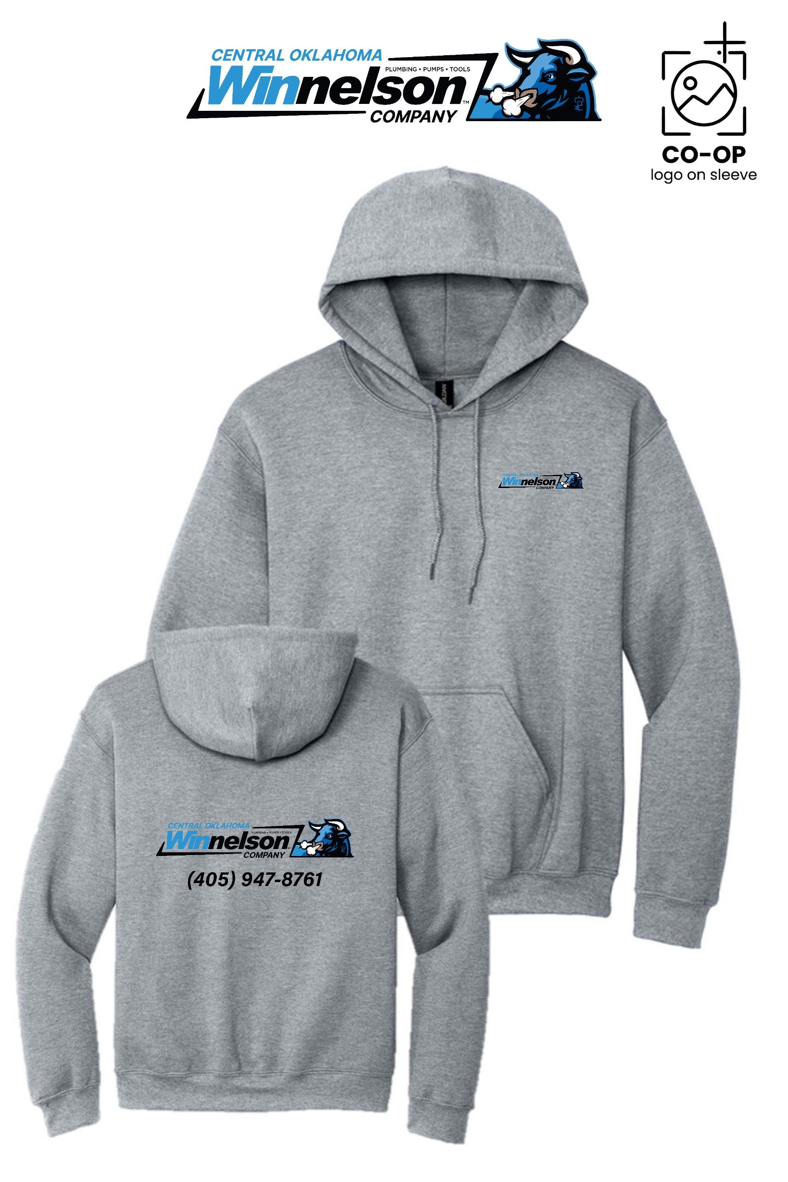 Port & Co™ Core Fleece Pullover Hooded Sweatshirt - Winnelson Central Oklahoma