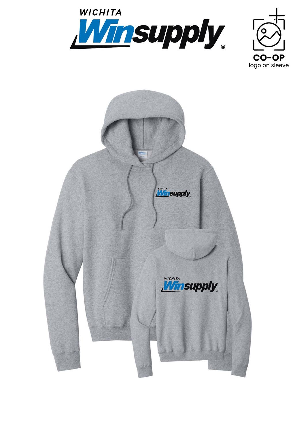 Port & Co™ Core Fleece Pullover Hooded Sweatshirt - Wichita Winsupply
