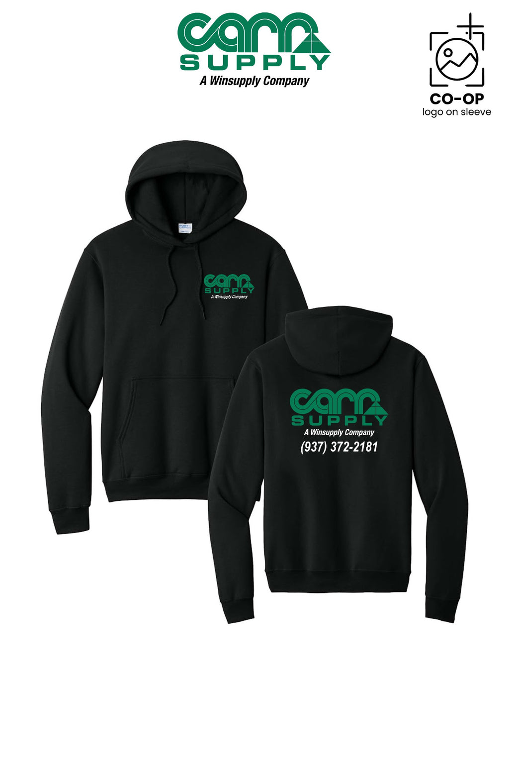 Port & Co™ Core Fleece Pullover Hooded Sweatshirt - Carr Supply - Xenia