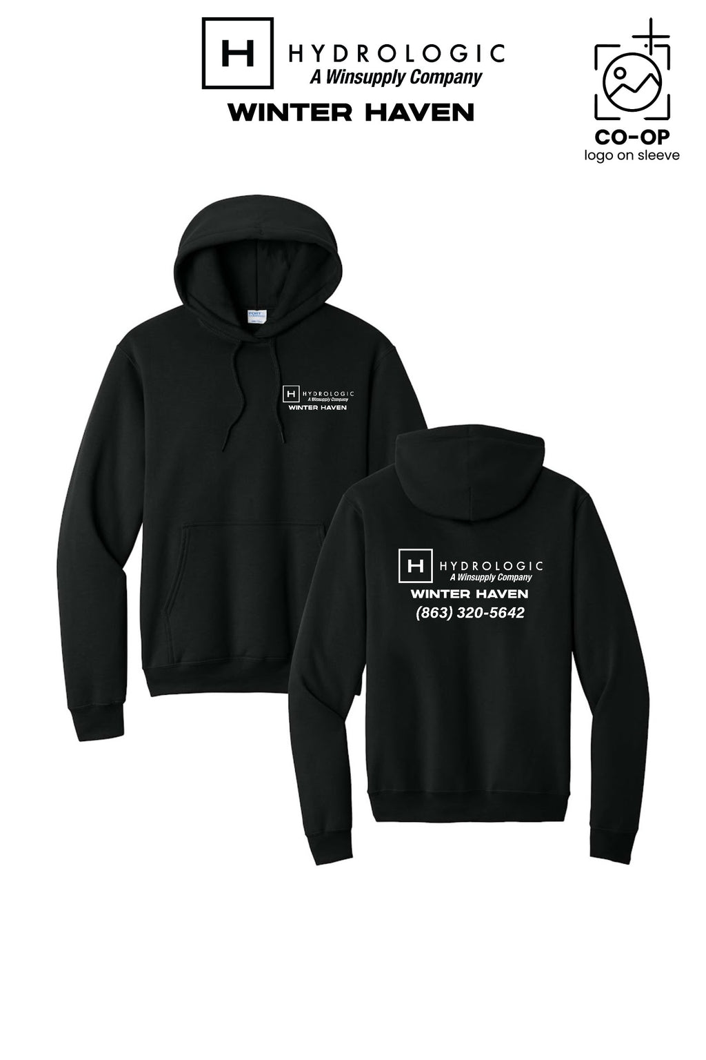 Port & Co™ Core Fleece Pullover Hooded Sweatshirt - Winsupply of Winter Haven