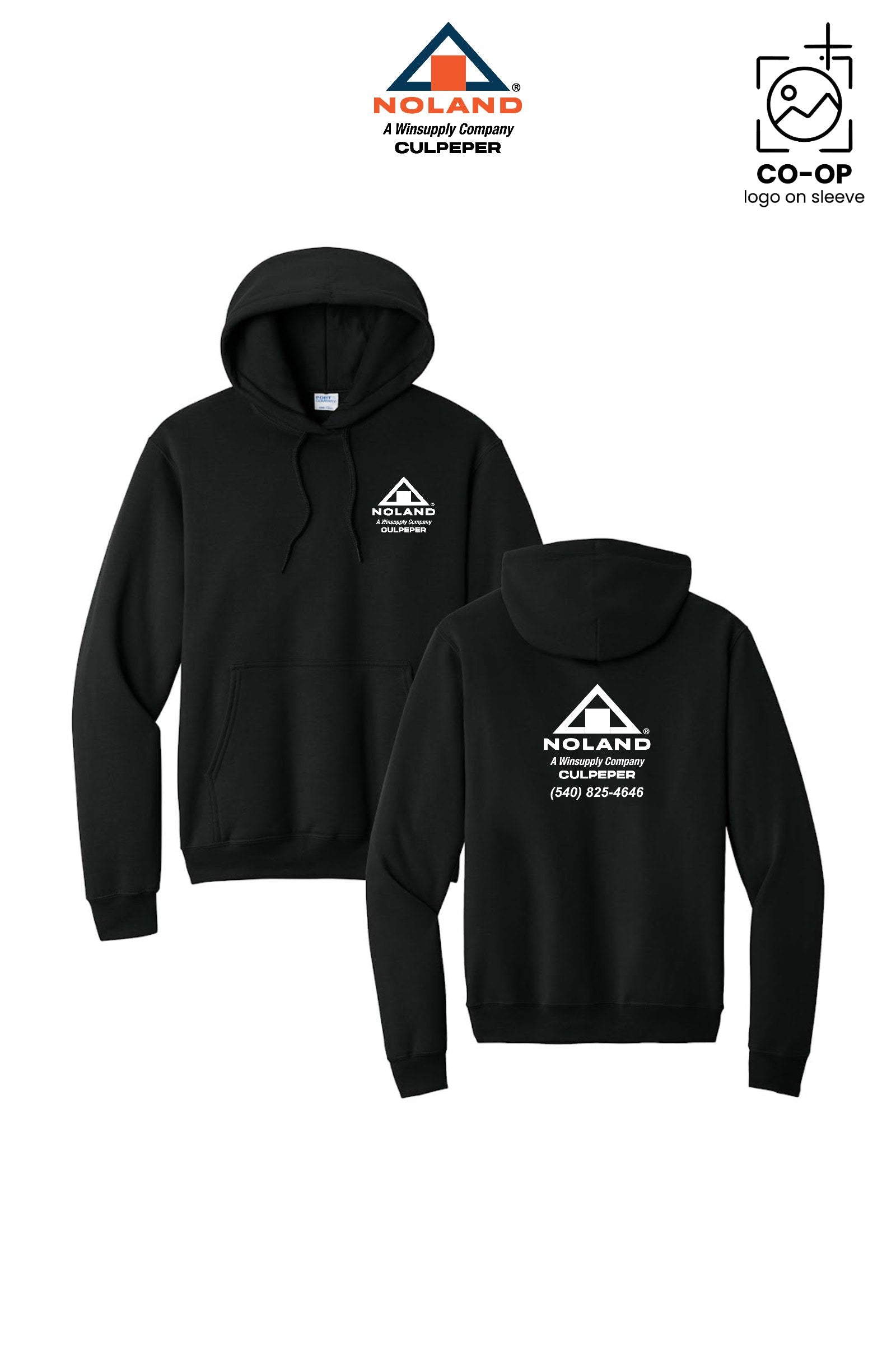 Port & Co™ Core Fleece Pullover Hooded Sweatshirt - Culpeper Noland