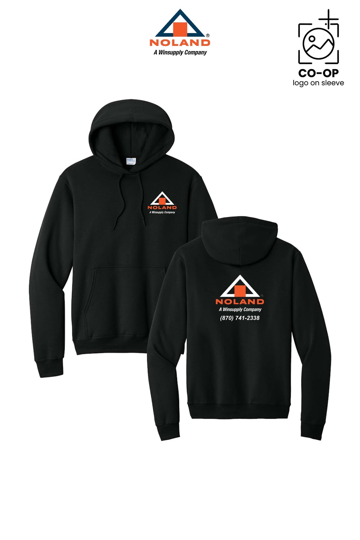 Port & Co™ Core Fleece Pullover Hooded Sweatshirt - Harrison Noland