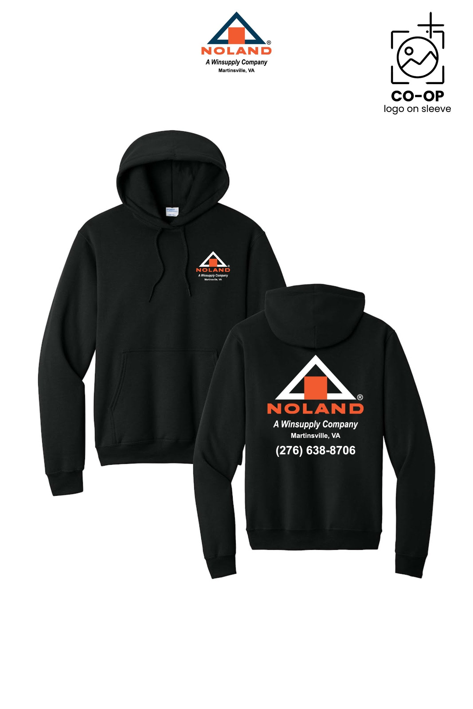 Port & Co™ Core Fleece Pullover Hooded Sweatshirt - Martinsville Noland