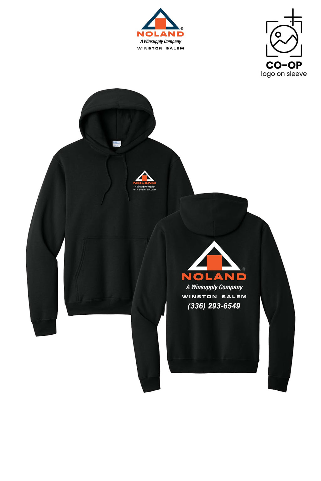 Port & Co™ Core Fleece Pullover Hooded Sweatshirt - Winston Salem Noland