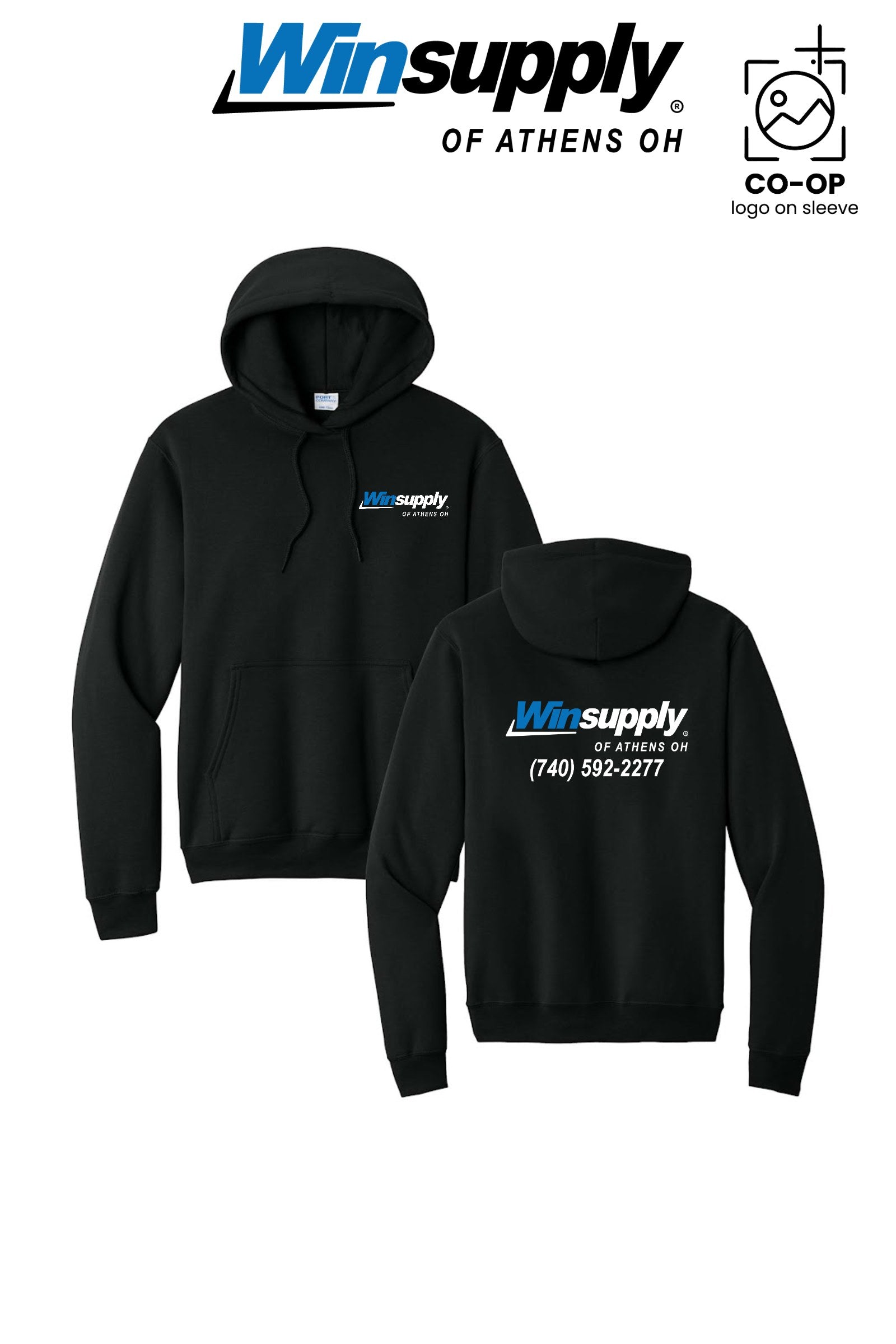 Port & Co™ Core Fleece Pullover Hooded Sweatshirt - Winsupply of Athens OH