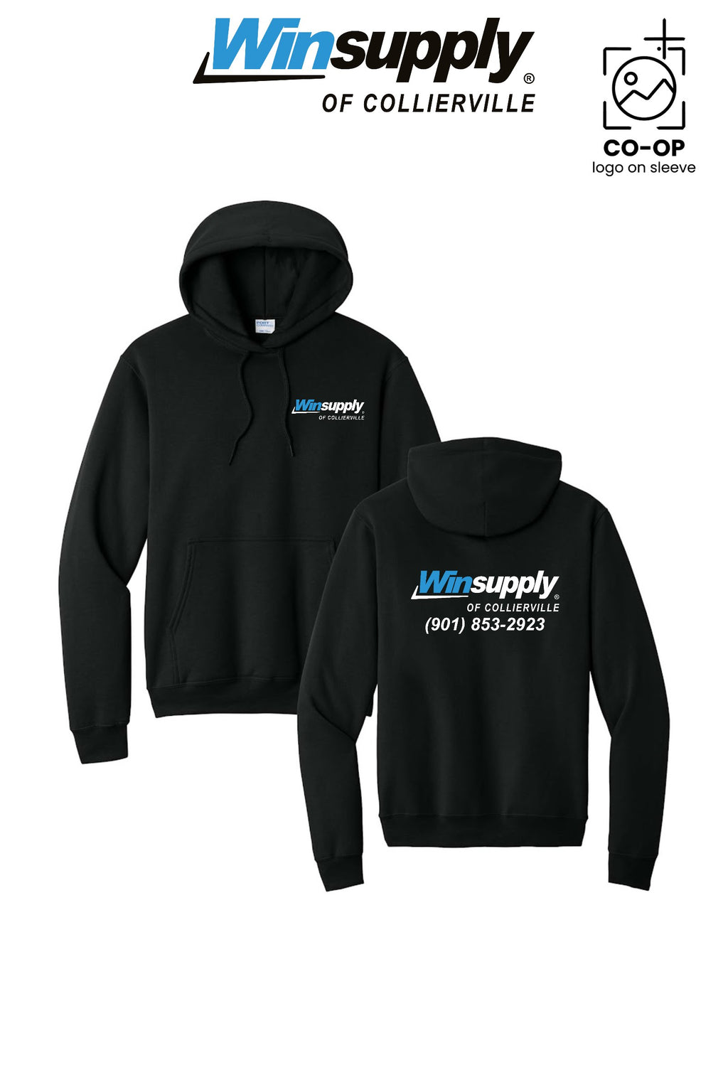 Port & Co™ Core Fleece Pullover Hooded Sweatshirt - Winsupply of Collierville