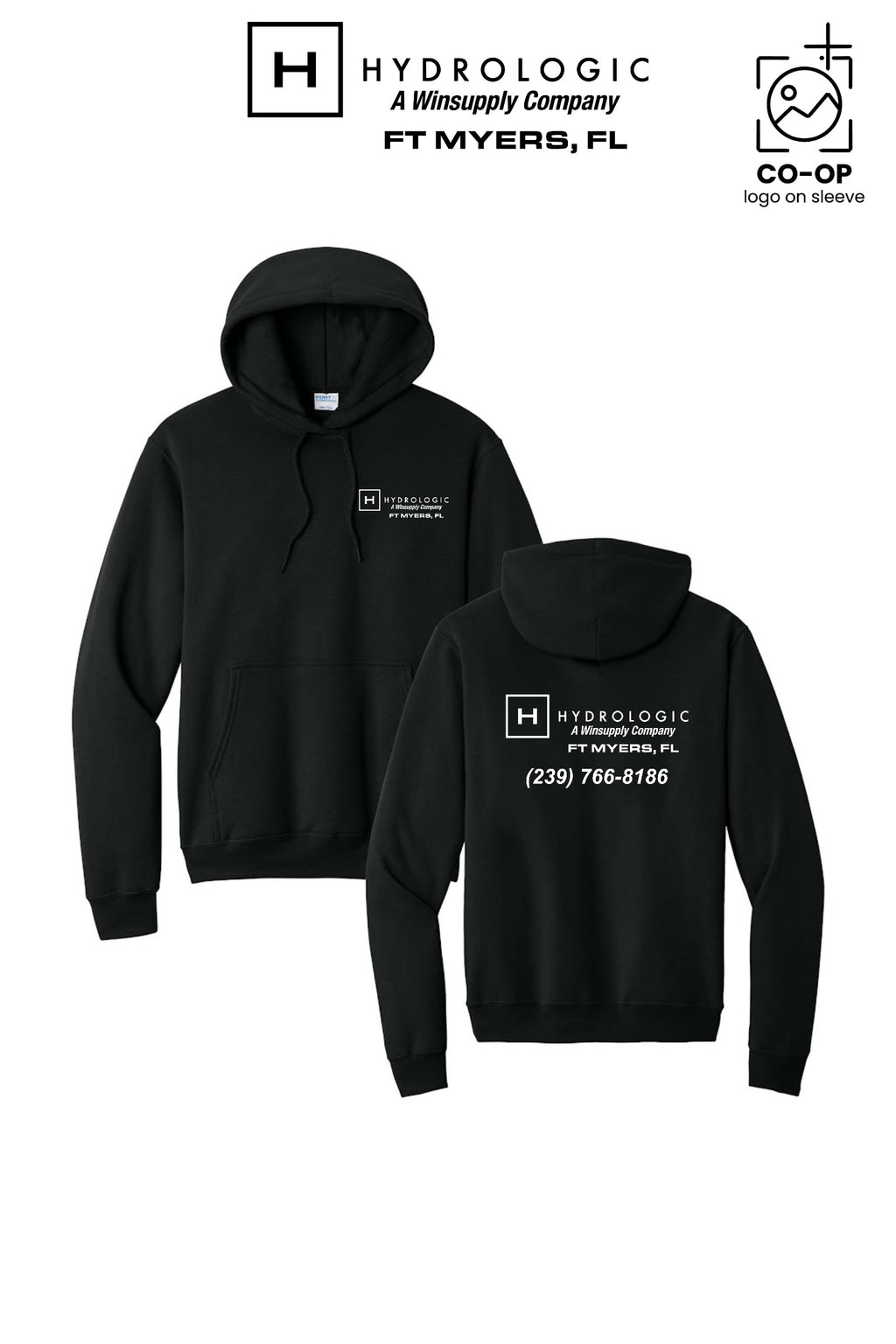 Port & Co™ Core Fleece Pullover Hooded Sweatshirt - Winsupply Ft Myers FL Co.
