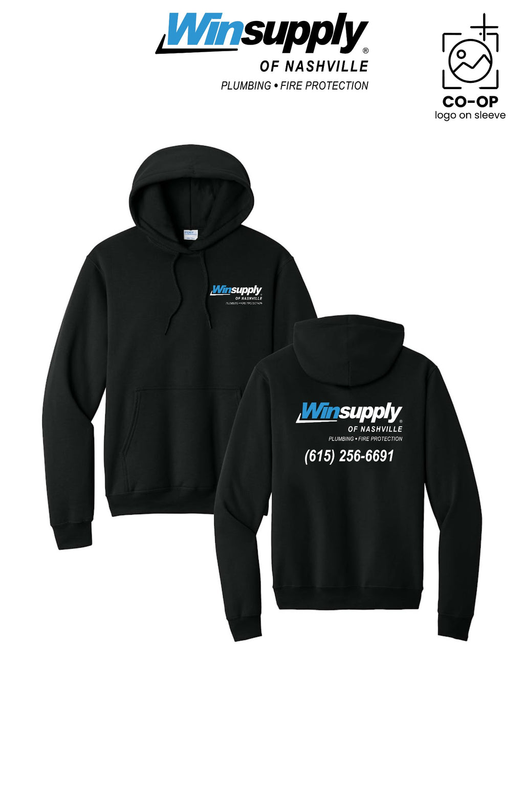 Port & Co™ Core Fleece Pullover Hooded Sweatshirt - Winsupply of Nashville