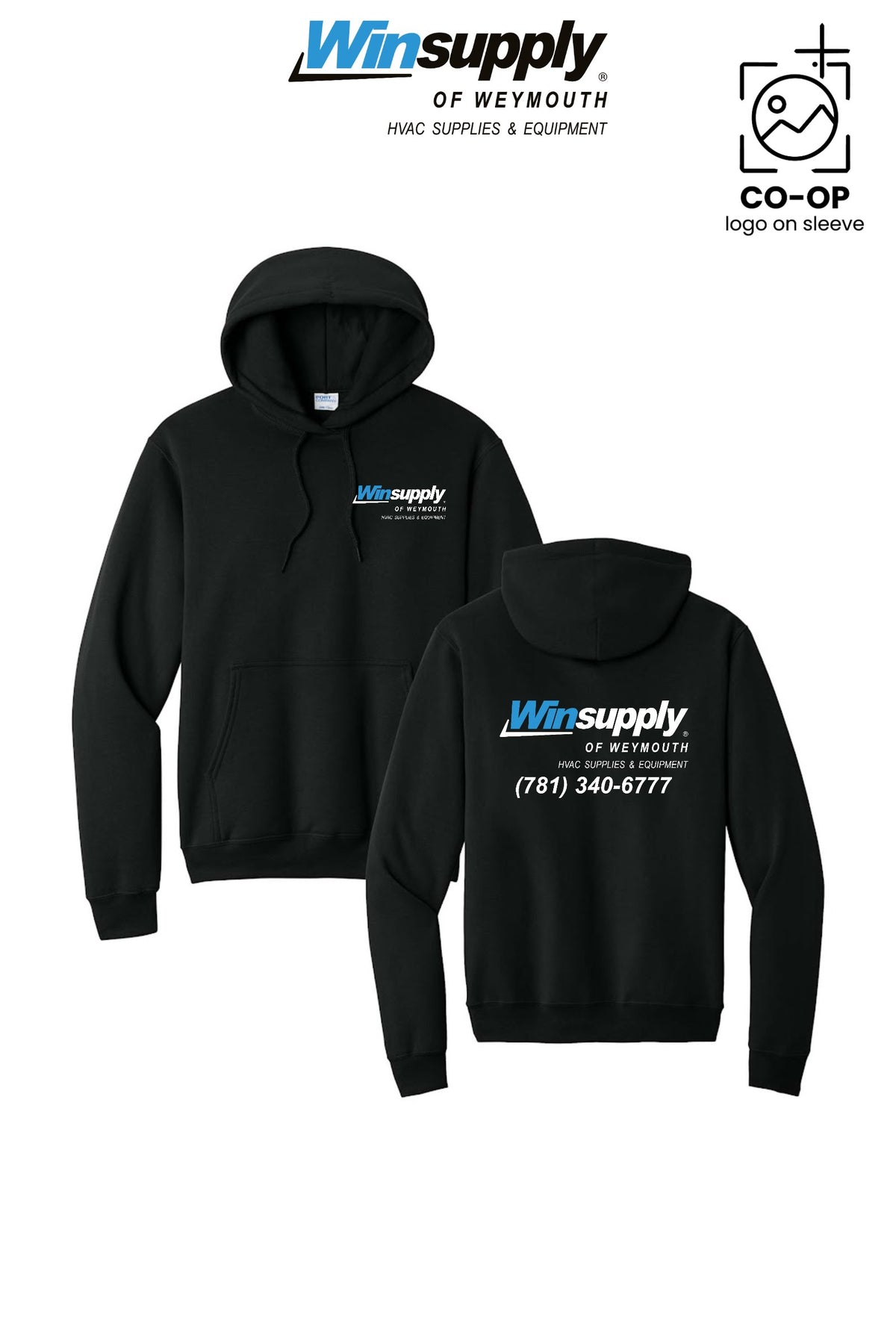 Port & Co™ Core Fleece Pullover Hooded Sweatshirt - Winsupply of Weymouth