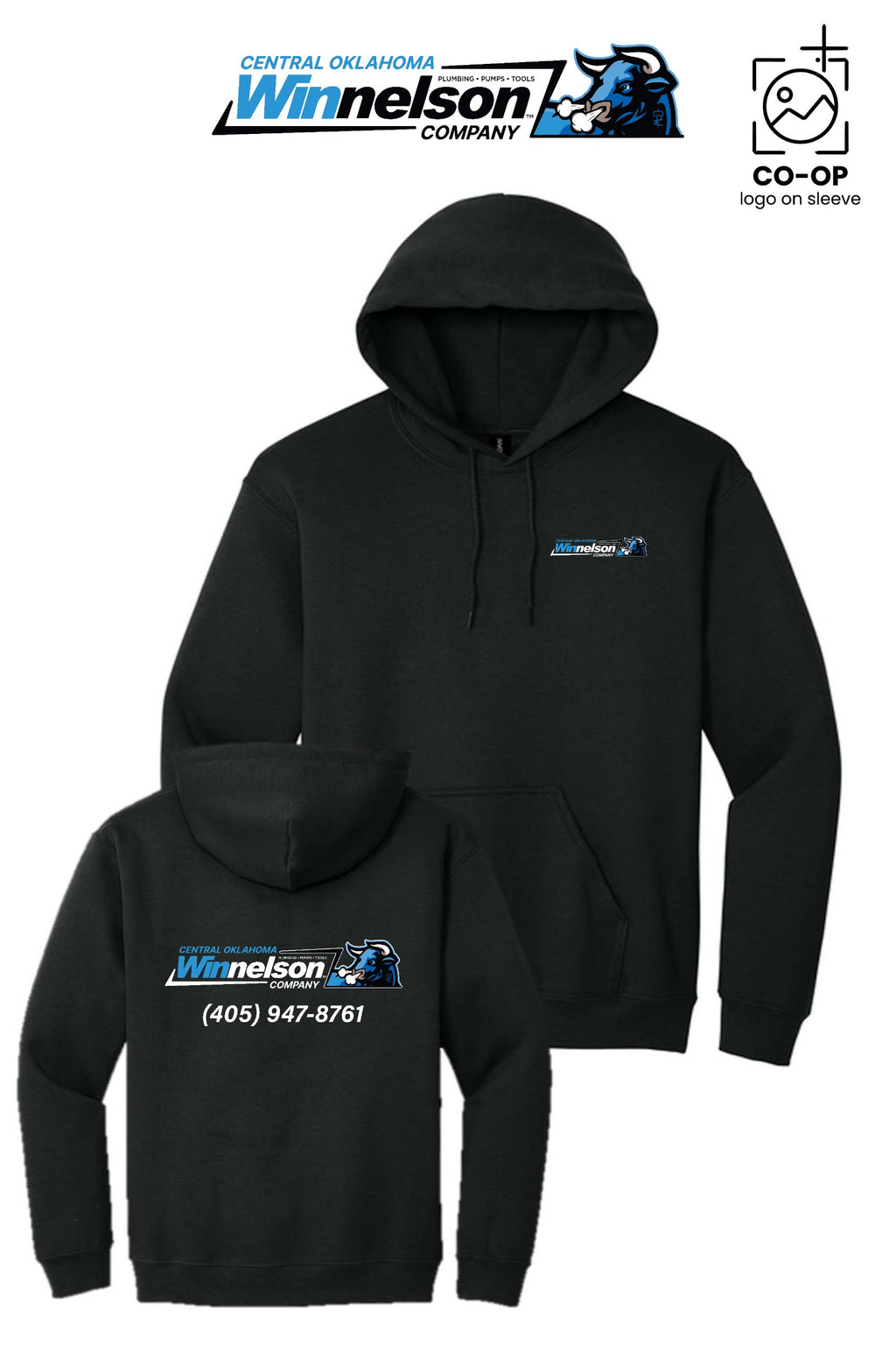 Port & Co™ Core Fleece Pullover Hooded Sweatshirt - Winnelson Central Oklahoma