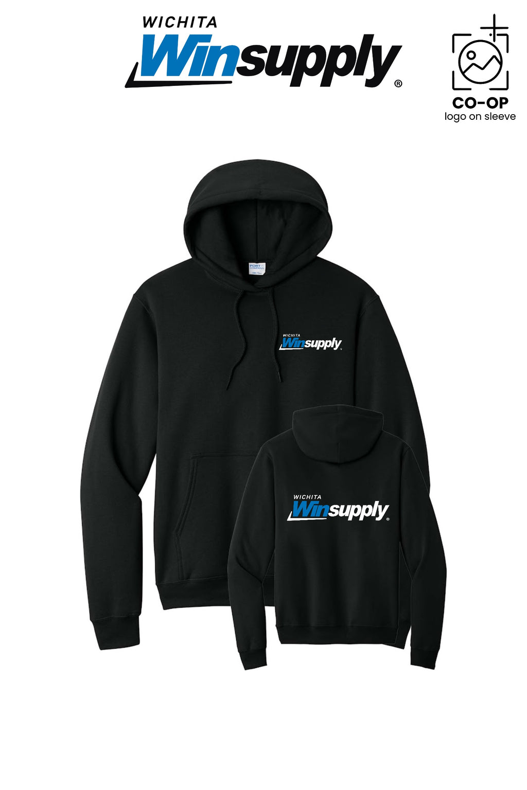 Port & Co™ Core Fleece Pullover Hooded Sweatshirt - Wichita Winsupply