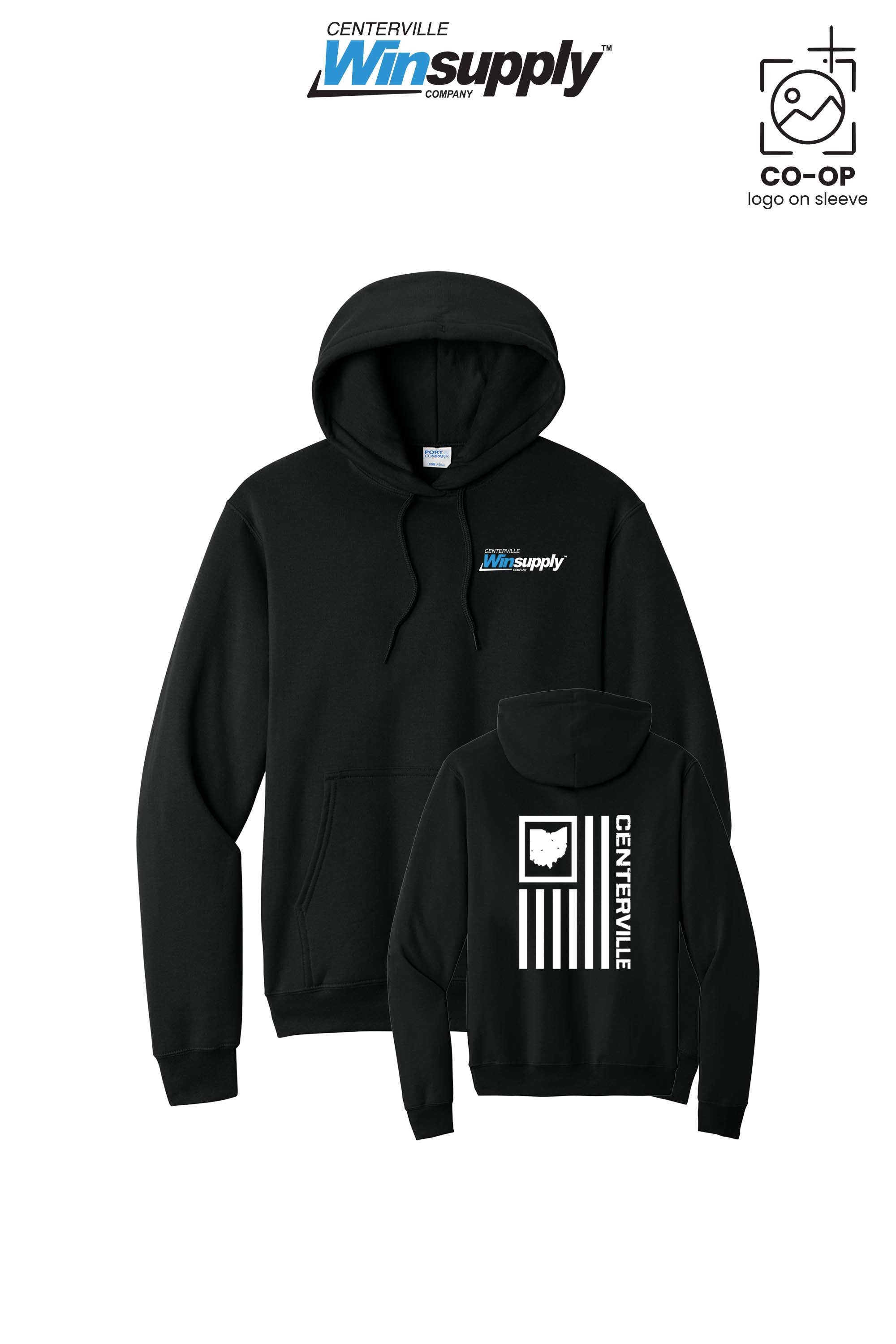 Port & Co™ Core Fleece Pullover Hooded Sweatshirt - Winsupply Centerville OH