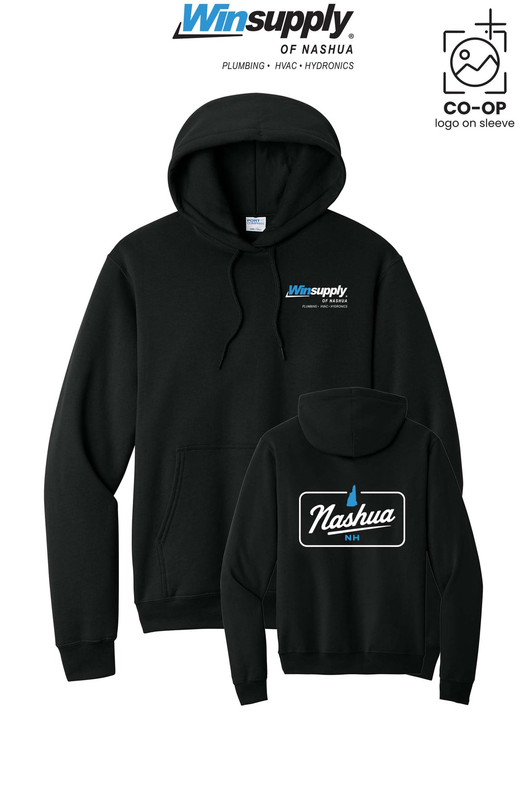 Port & Co™ Core Fleece Pullover Hooded Sweatshirt - Winsupply of Nashua