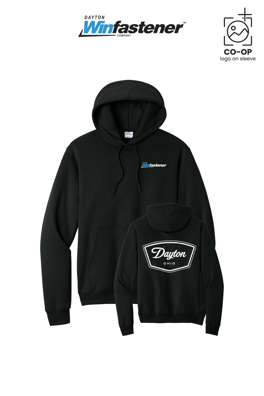 Port & Co™ Core Fleece Pullover Hooded Sweatshirt - Dayton Winfastener