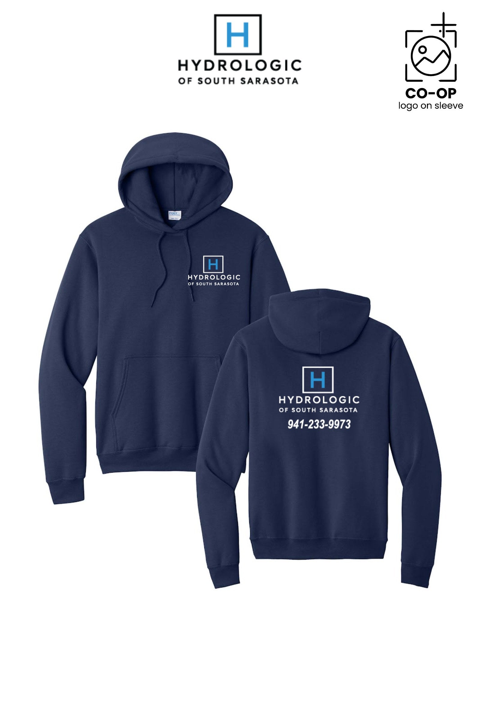 Port & Co™ Core Fleece Pullover Hooded Sweatshirt - Winsupply Sarasota FL Co.