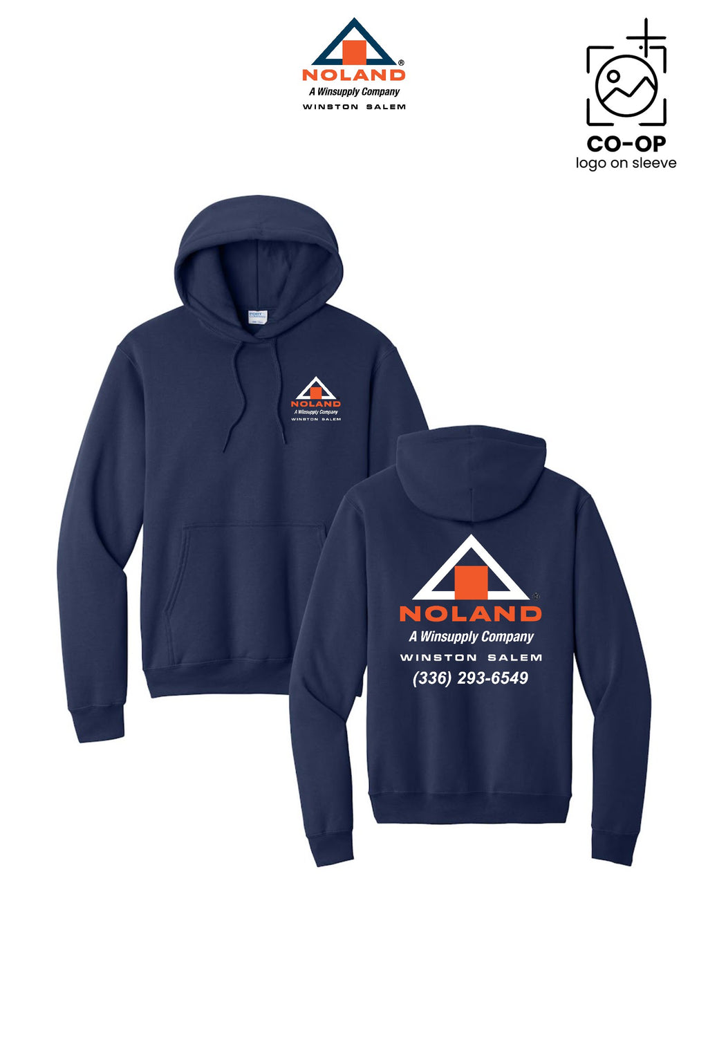 Port & Co™ Core Fleece Pullover Hooded Sweatshirt - Winston Salem Noland