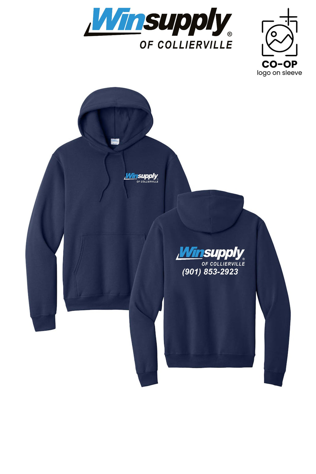 Port & Co™ Core Fleece Pullover Hooded Sweatshirt - Winsupply of Collierville