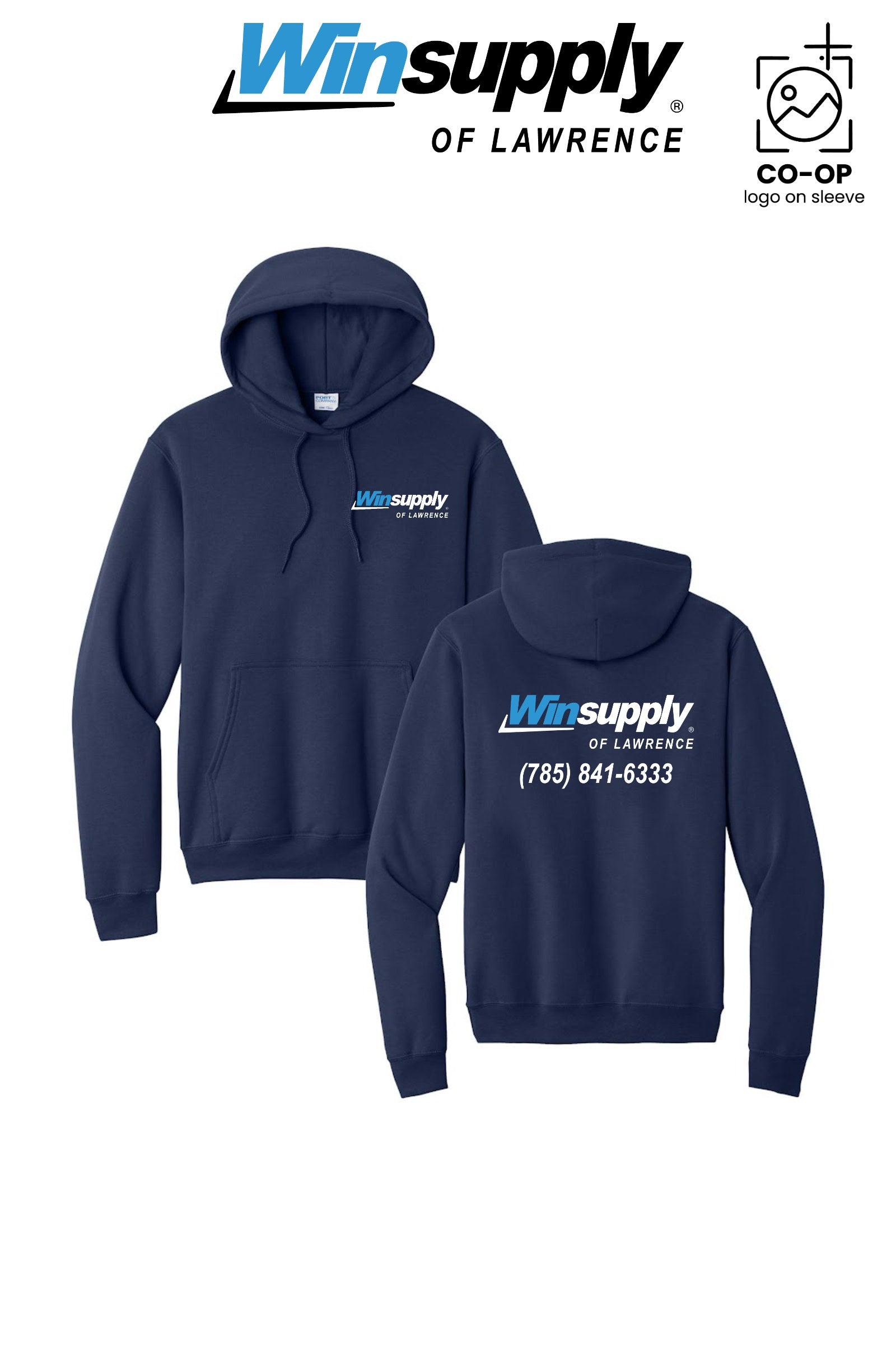 Port & Co™ Core Fleece Pullover Hooded Sweatshirt - Winsupply of Lawrence