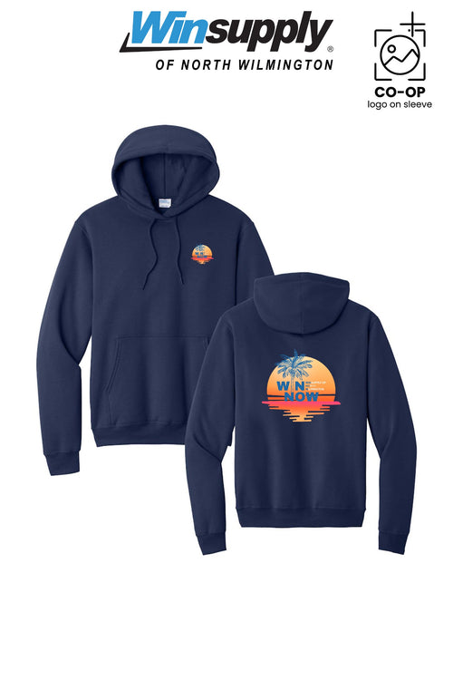 "WIN NOW" Port & Co™ Core Fleece Pullover Hooded Sweatshirt - Winsupply N Wilmington NC