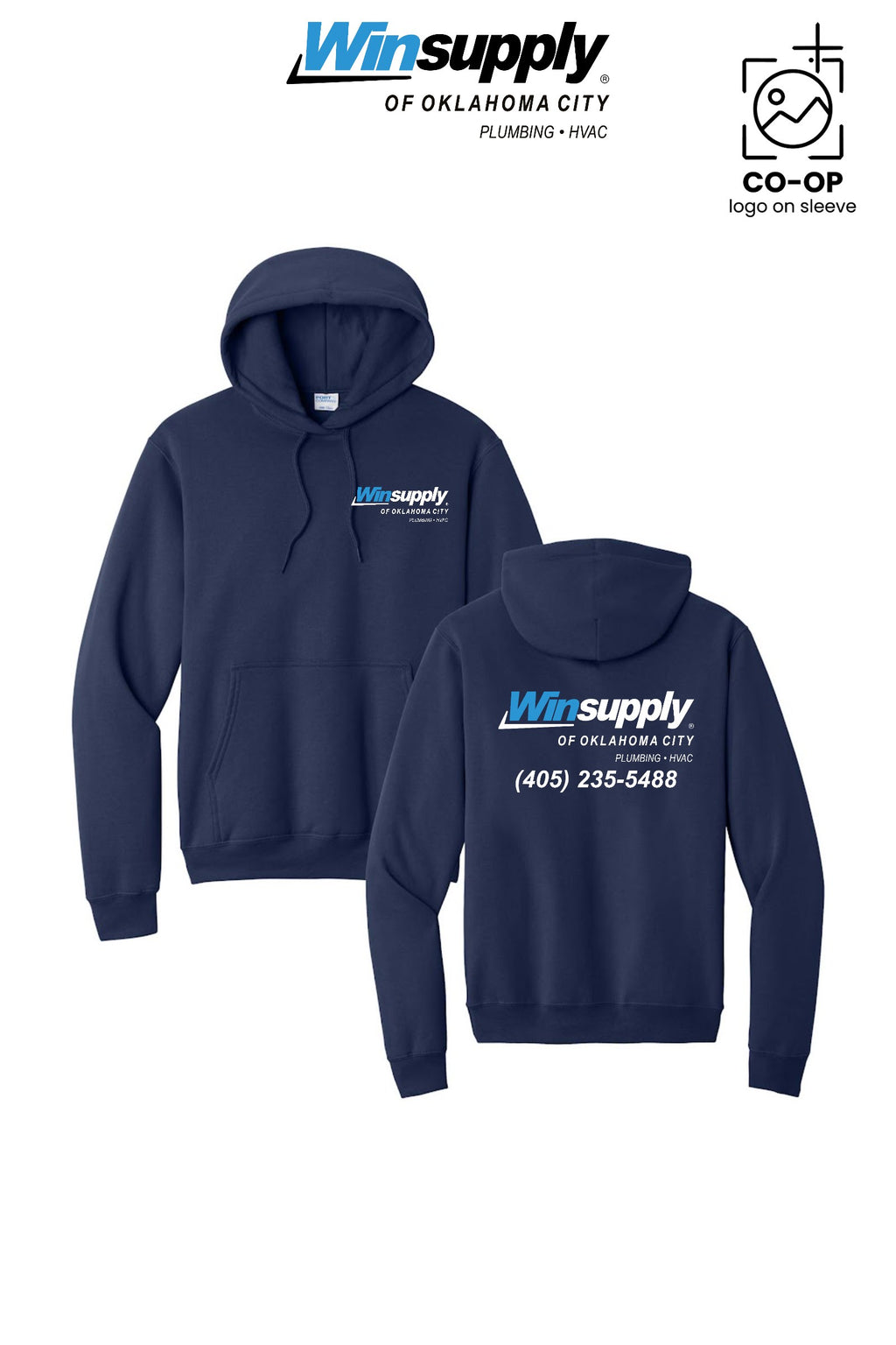 Port & Co™ Core Fleece Pullover Hooded Sweatshirt - Winsupply of Oklahoma City