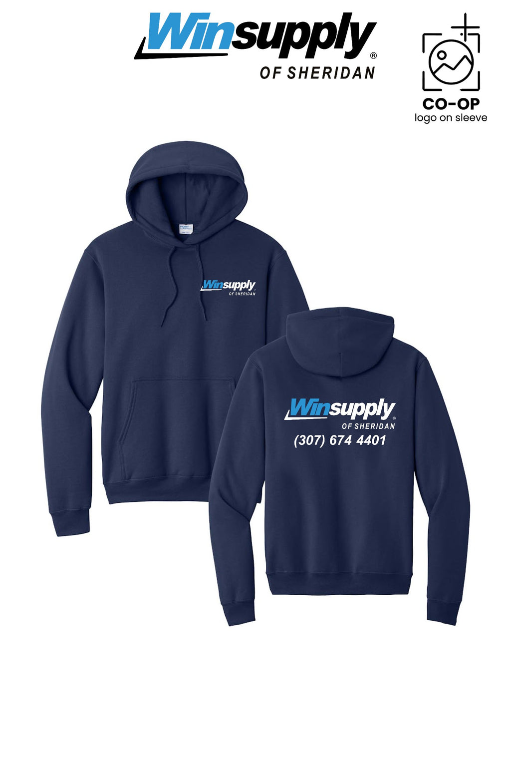 Port & Co™ Core Fleece Pullover Hooded Sweatshirt - Winsupply of Sheridan