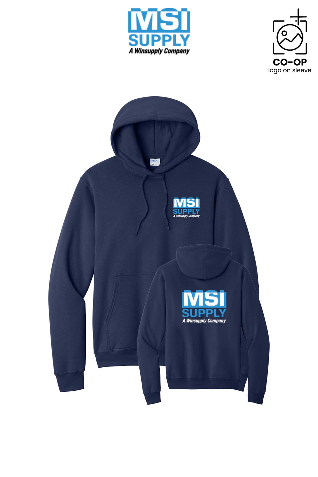 Port & Co™ Core Fleece Pullover Hooded Sweatshirt - MSI Supply Houston