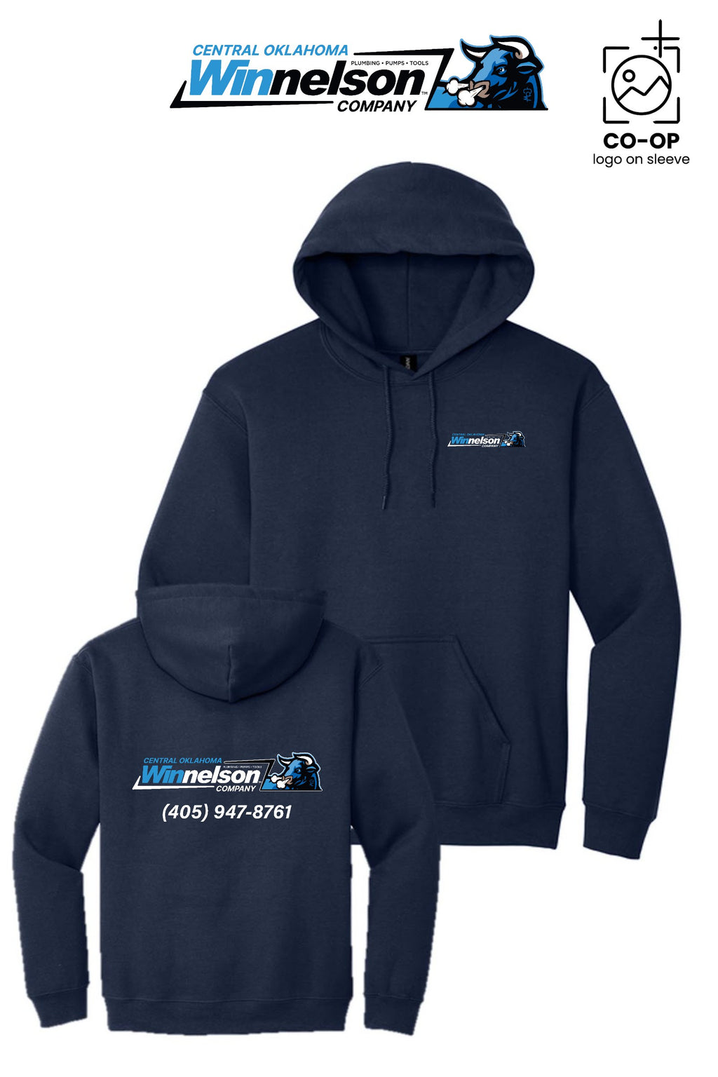 Port & Co™ Core Fleece Pullover Hooded Sweatshirt - Winnelson Central Oklahoma