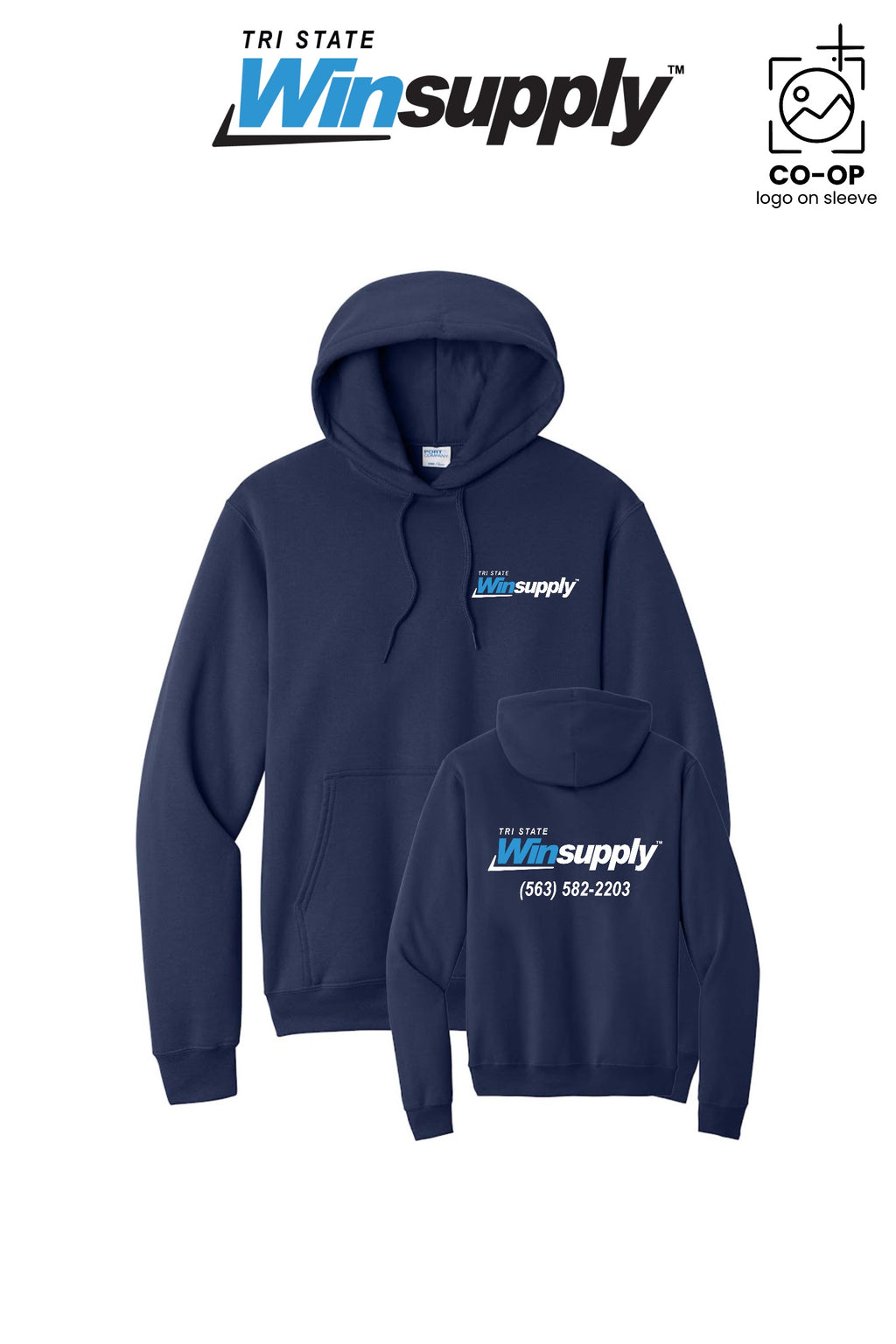 Port & Co™ Core Fleece Pullover Hooded Sweatshirt - Tri-State Winsupply